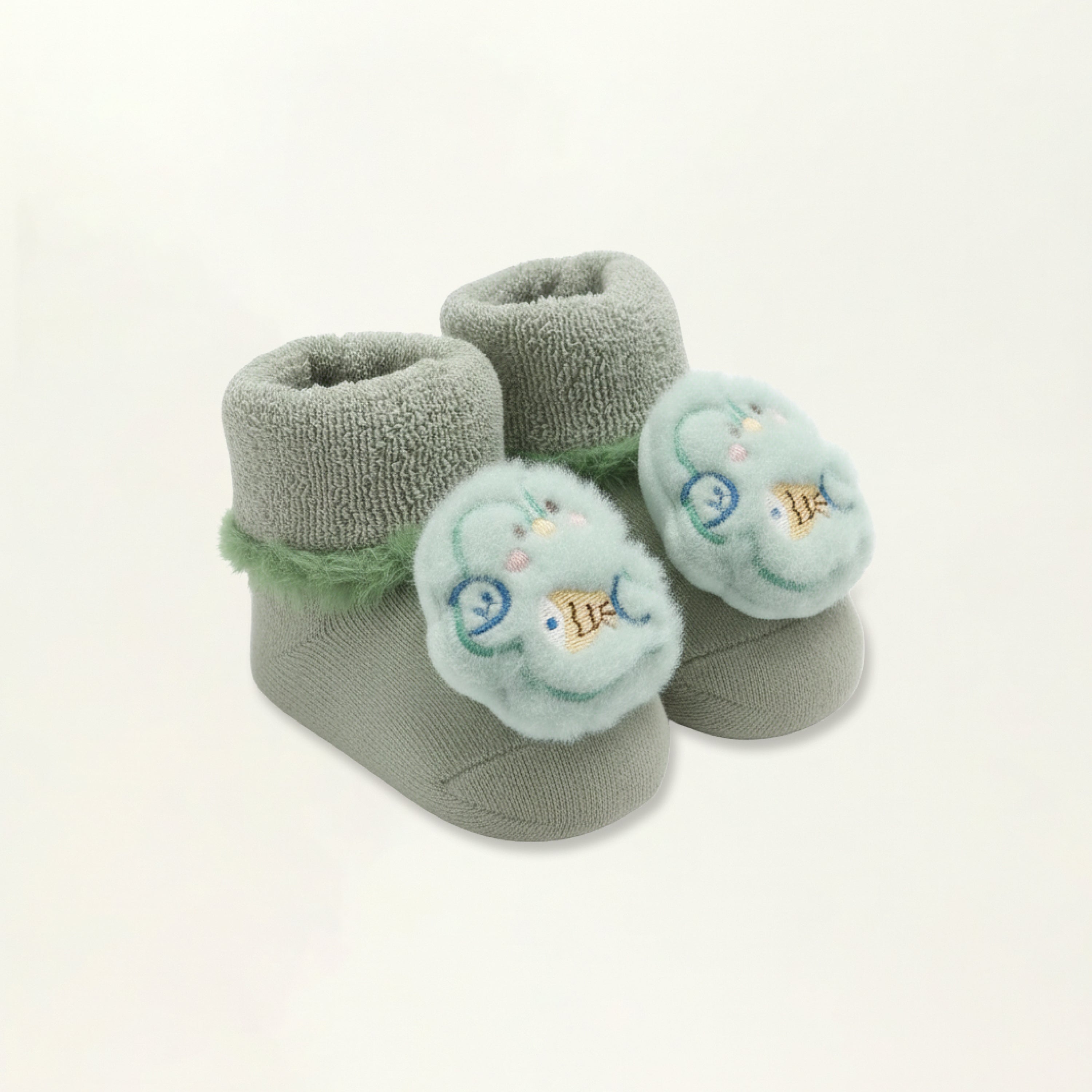 Baby Booties – Infant Soft Socks (Fishy Penguin)
