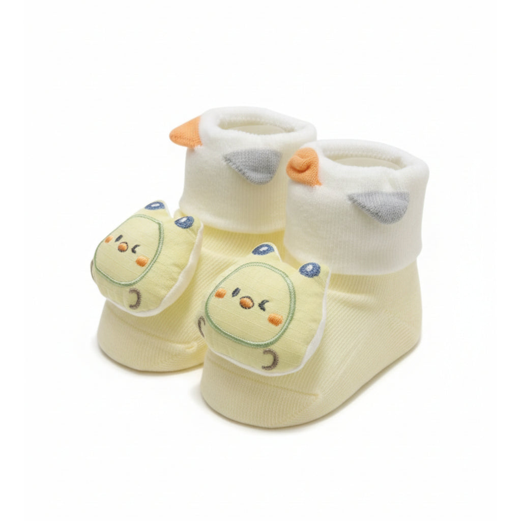 Baby Booties – Infant Soft Socks (Yellow Chick)