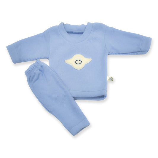 Dreamy Cloud Polar Fleece - 2 Piece Set (Blue)