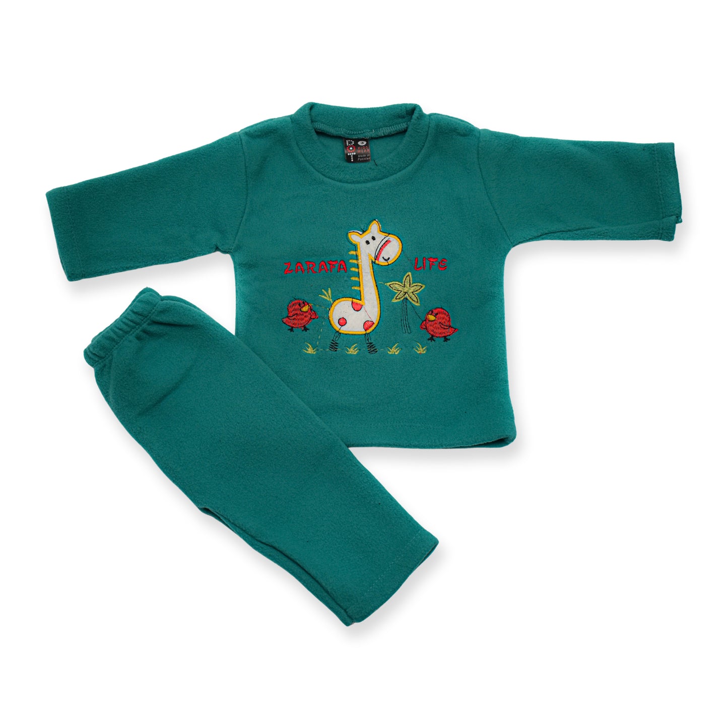 Little Giraffe Set - Polar Fleece - (Green)