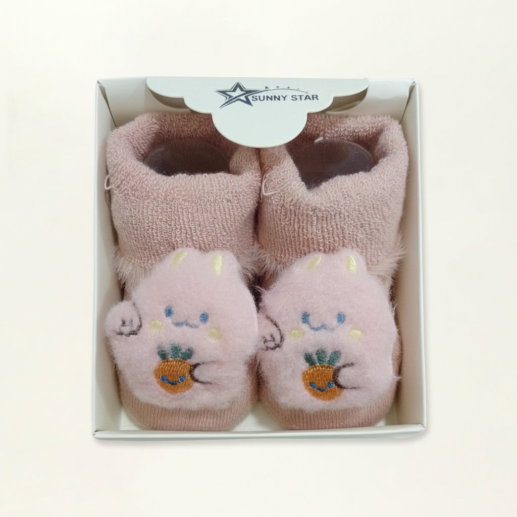 Baby Booties – Infant Soft Socks (Carrot Bunny)