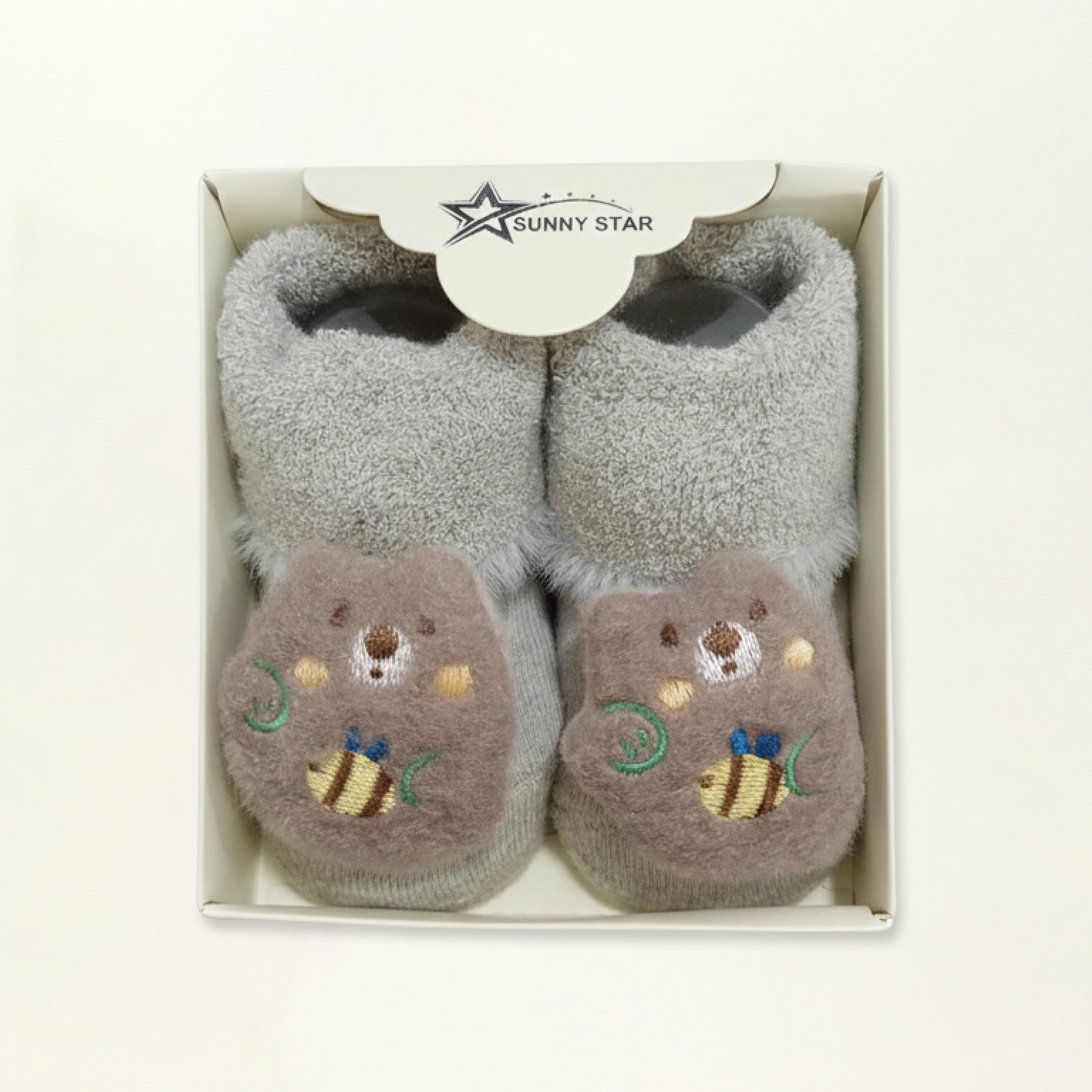 Baby Booties – Infant Soft Socks (Honey Bear)
