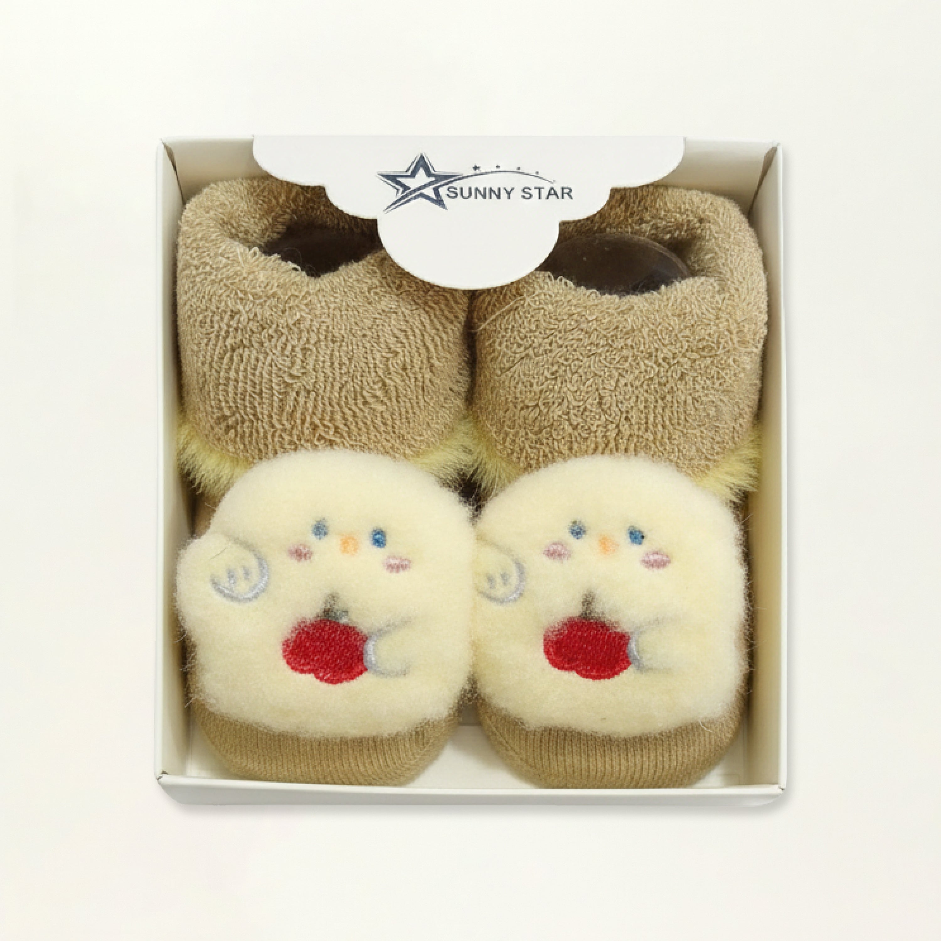 Baby Booties – Infant Soft Socks (Apple Chick)
