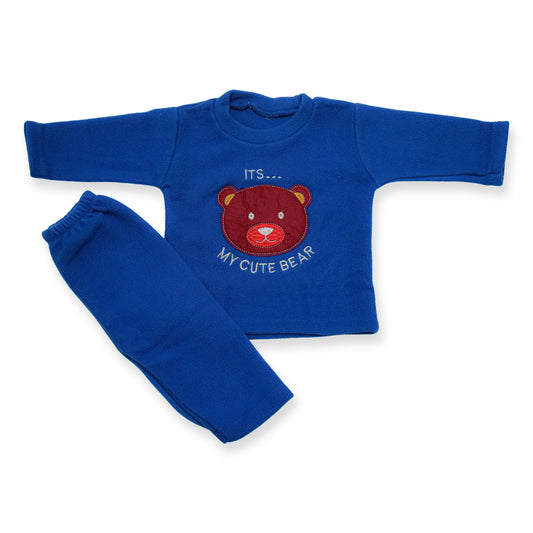 Little Giraffe Set - Polar Fleece - (Blue)