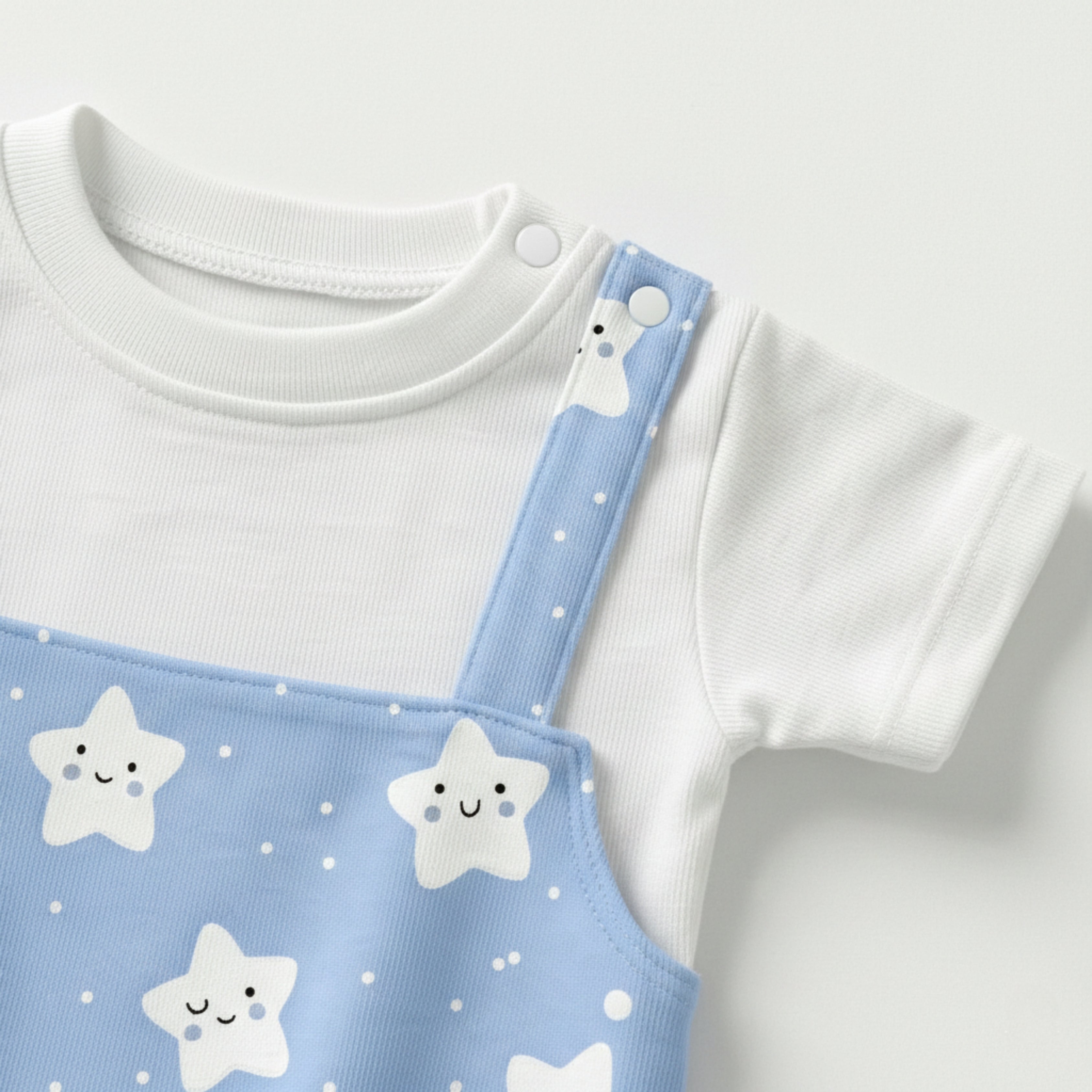 Twinkle Stars - Dungaree Romper