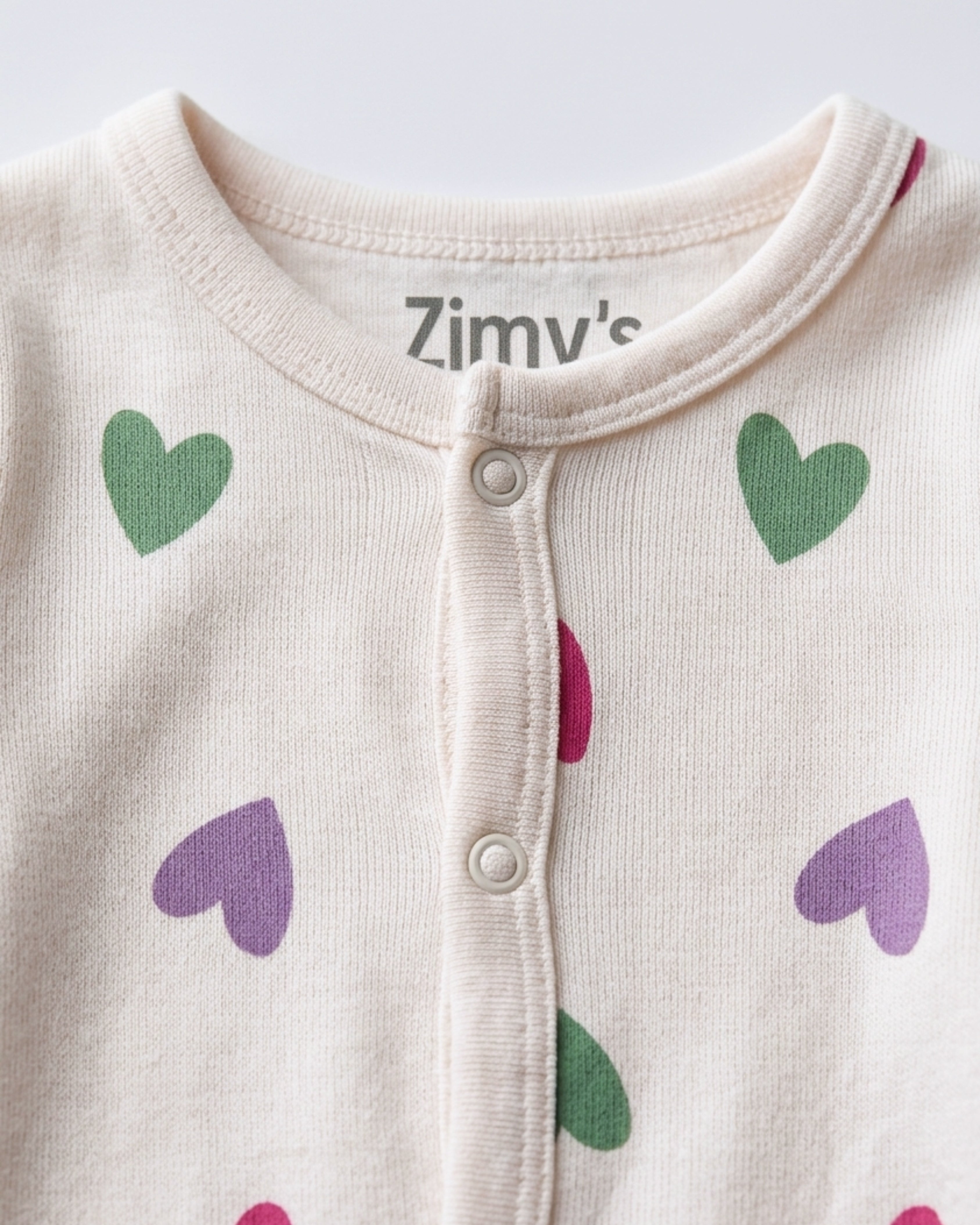 Pastel Hearts – Full Length Romper