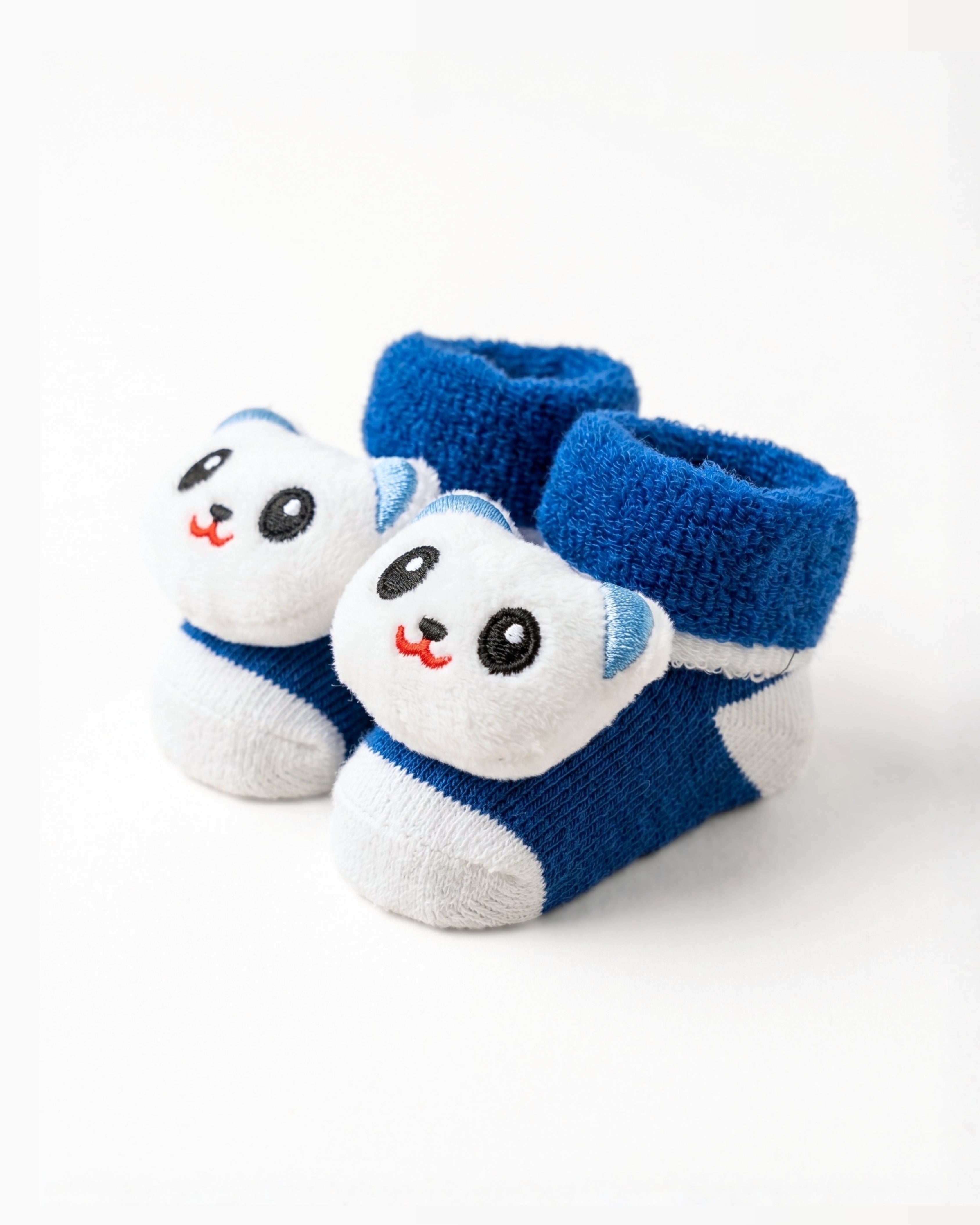 Baby Booties – Infant Soft Socks (Blue Panda)