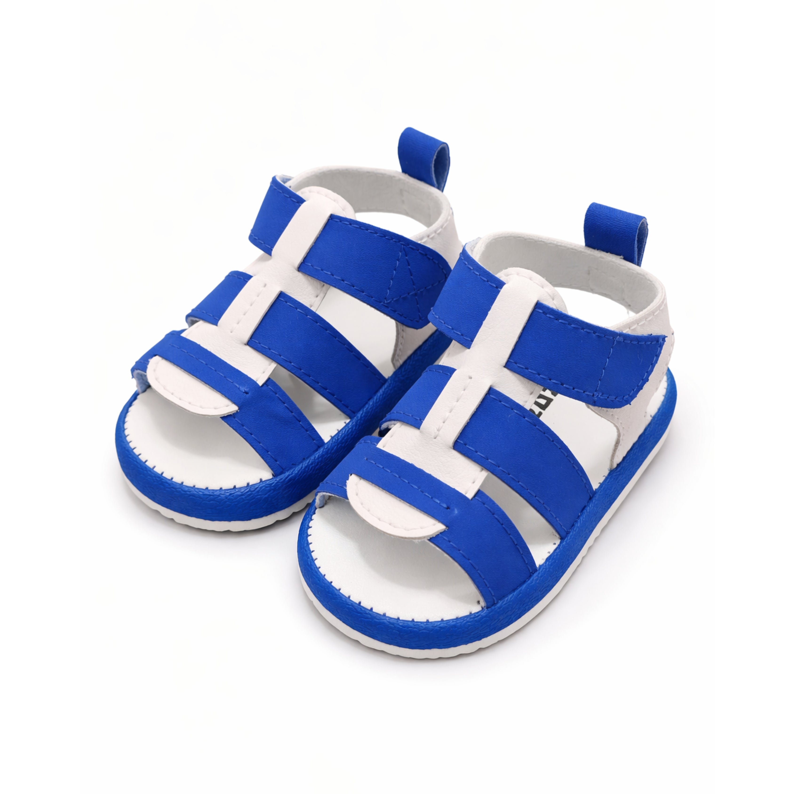 Baby Boy Sandal (Blue and White)