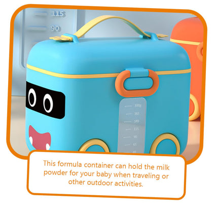 Baby Formula Dispenser | Portable Airtight Milk Powder Container with Scoop