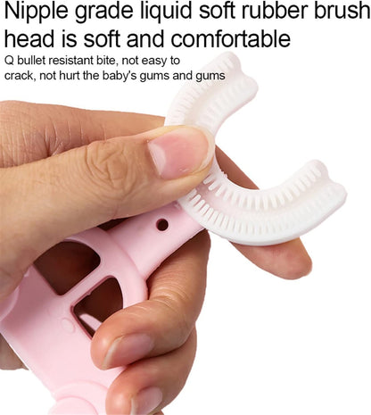 U-Shaped Silicone Toothbrush – Car Design for Kids – Baby Oral Care