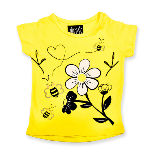 HoneyBloom Yellow Tee