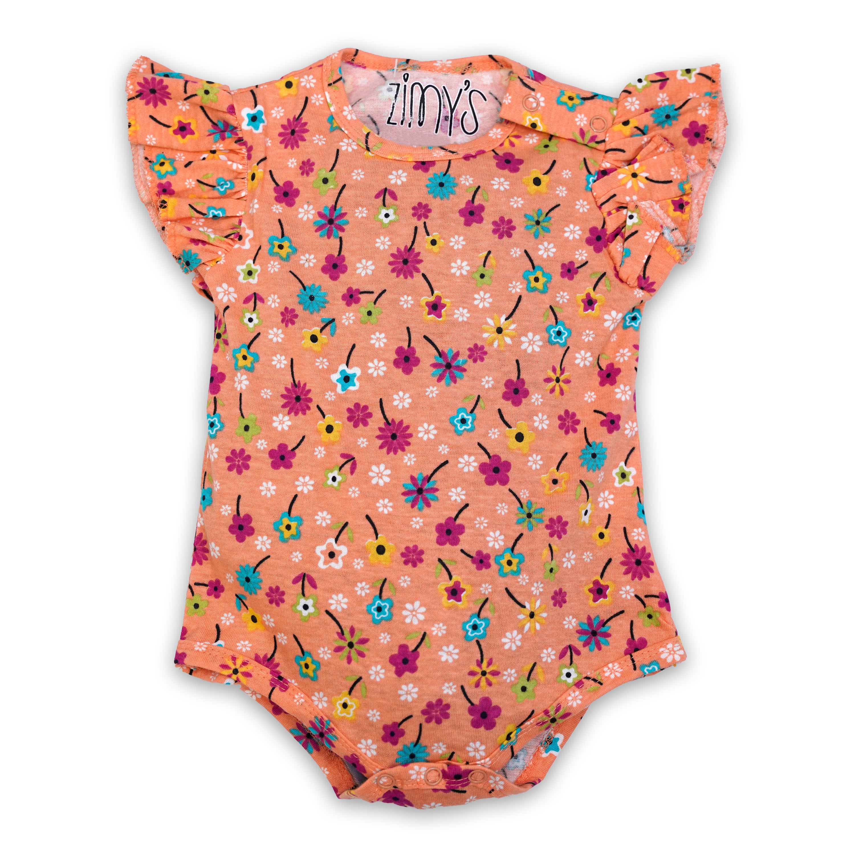 Orange Blossom Bodysuit - (With Frills)