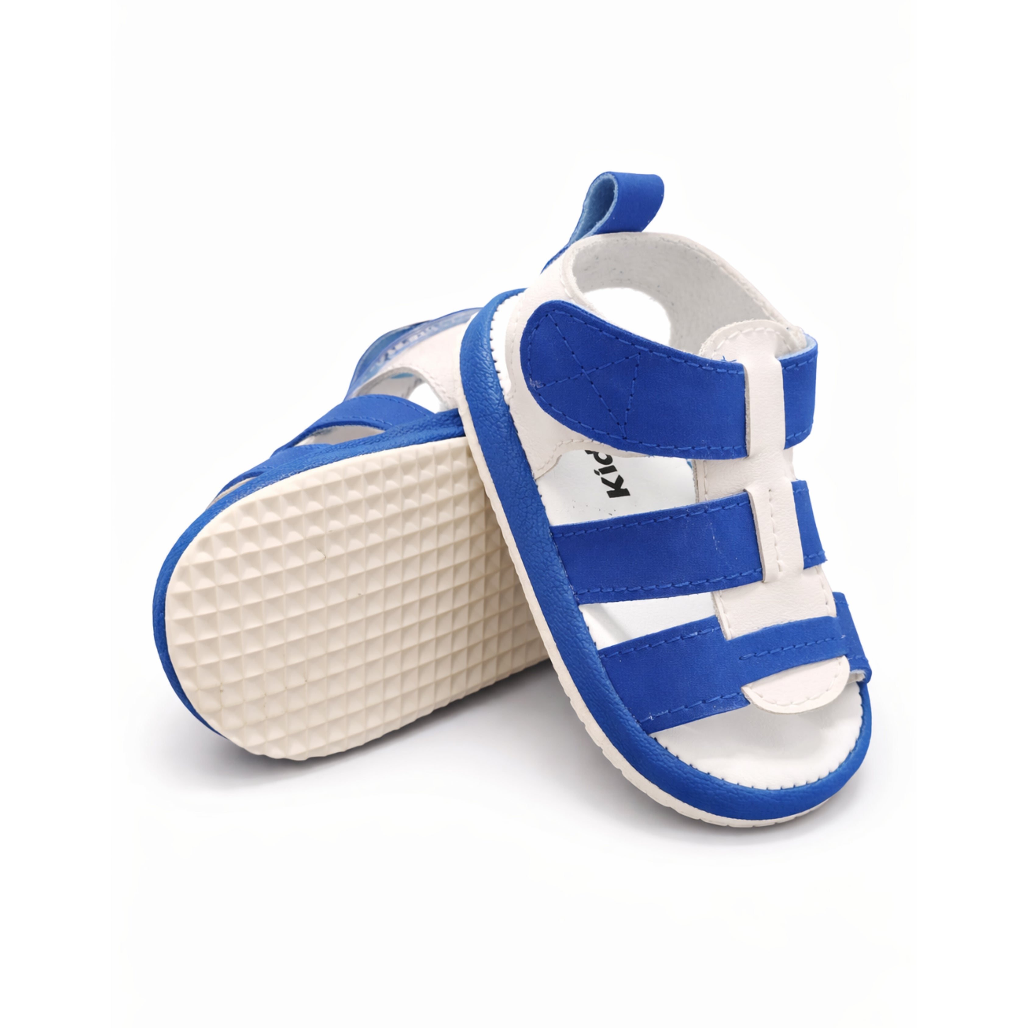 Baby Boy Sandal (Blue and White)