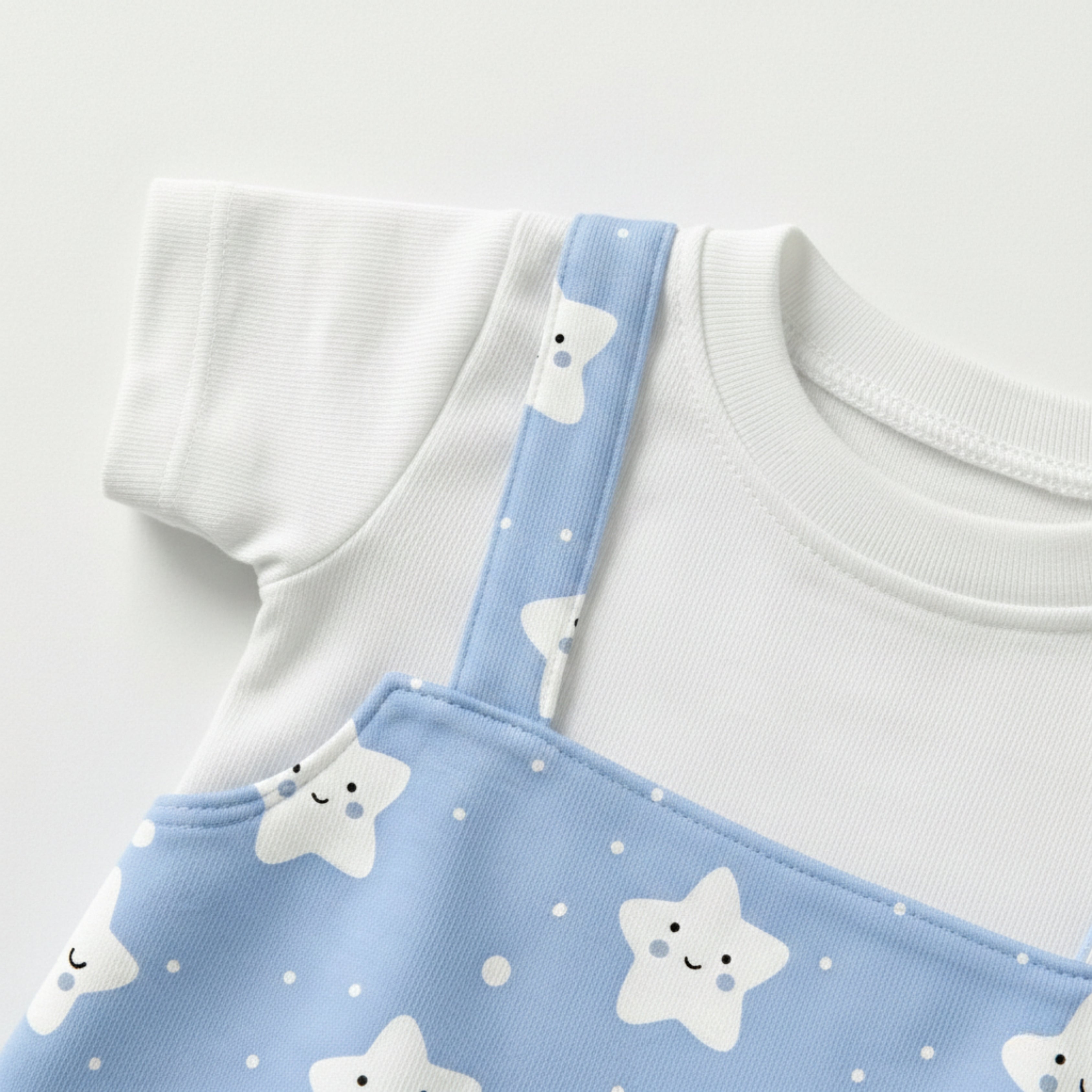 Twinkle Stars - Dungaree Romper