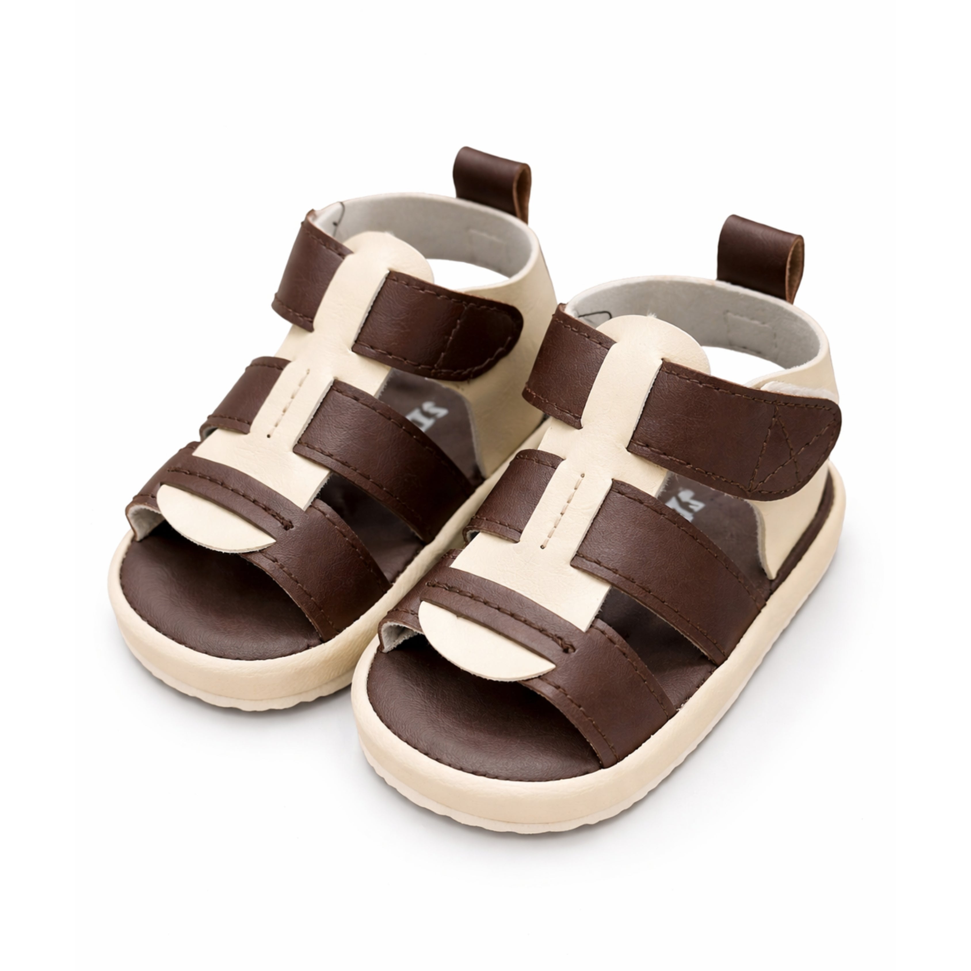 Baby Boy Sandal (Brown and Beige)