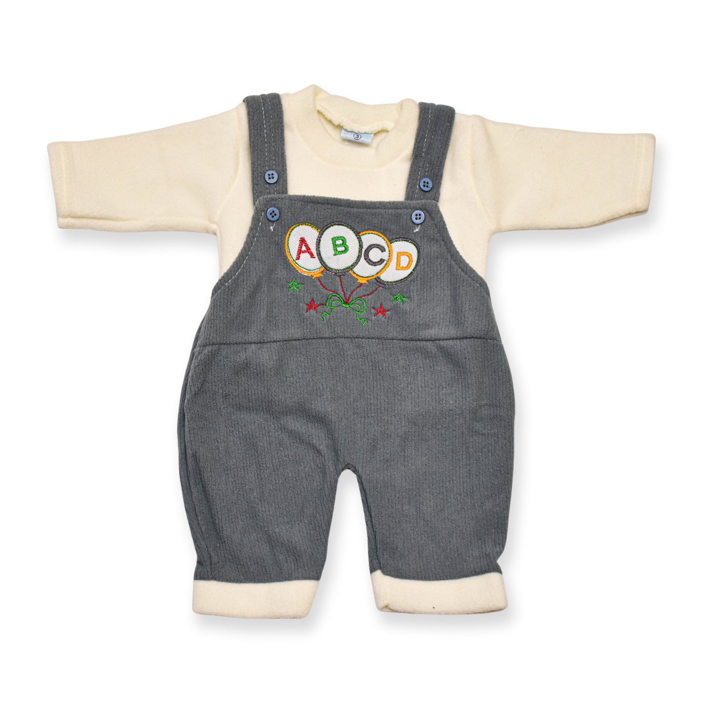 ABCD Dungaree - Polar Fleece - (Grey)