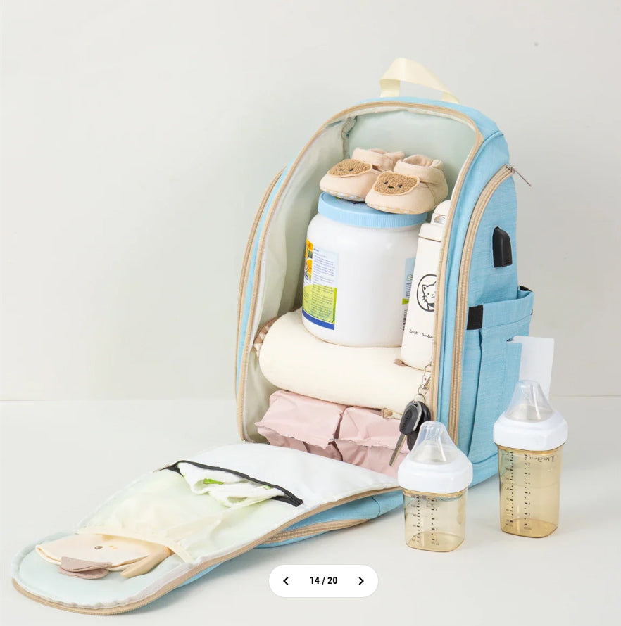 Baby Diaper Bag - Nursery Travel Bag - (Cybee)