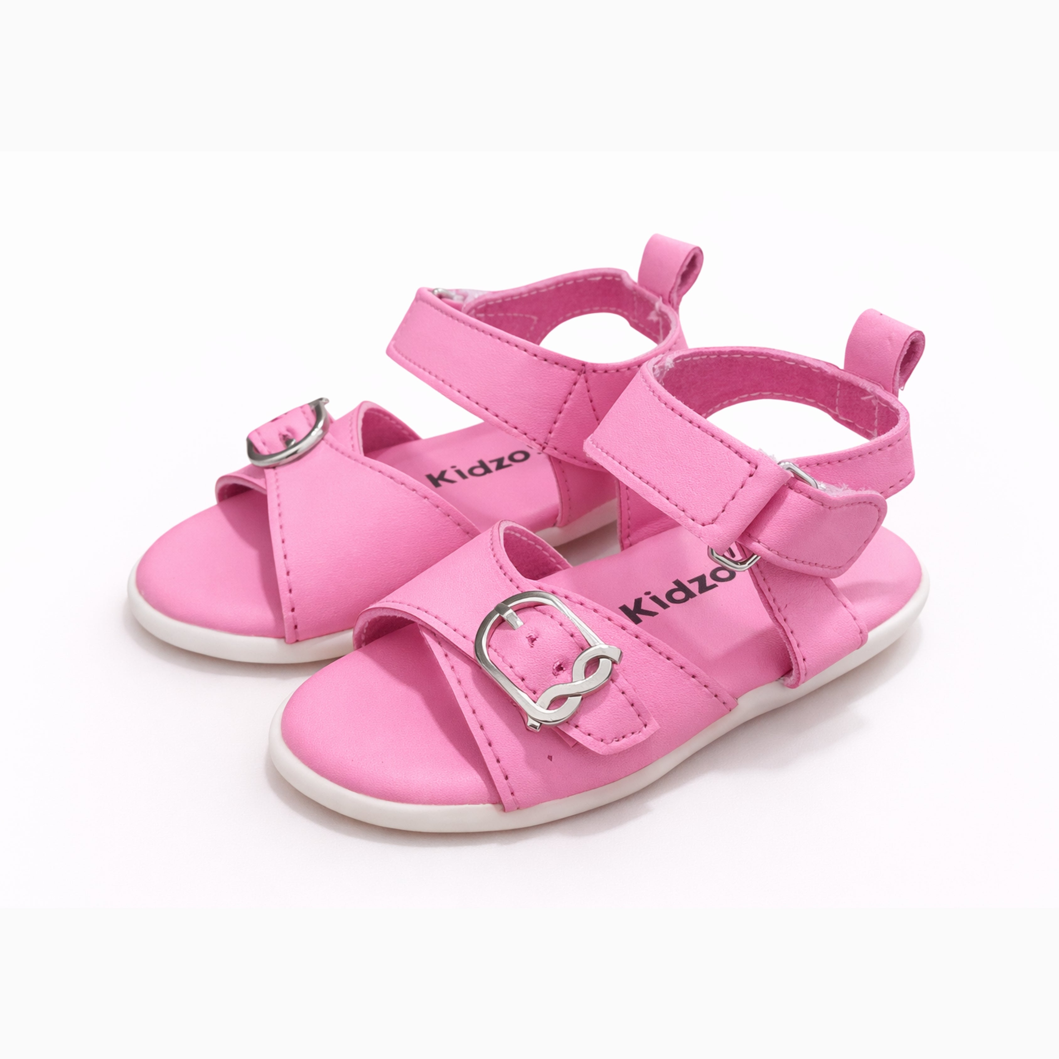 Baby Girl Sandals/Shoes - Buckle Sandals (Pink)