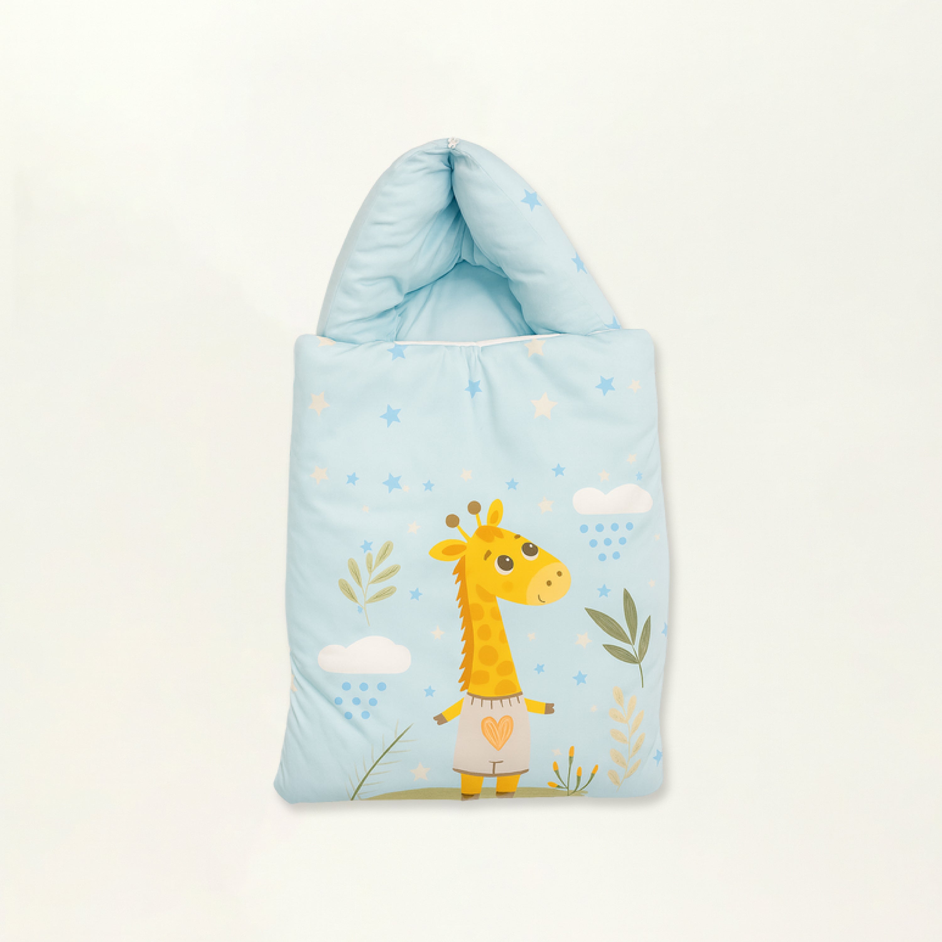 Carry Nest 2 PC - Baby Sleeping Bag - Little Giraffe Daydream - Blue