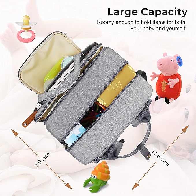 Baby Diaper & Accessories Bag - Multifunction Baby Travel Backpack