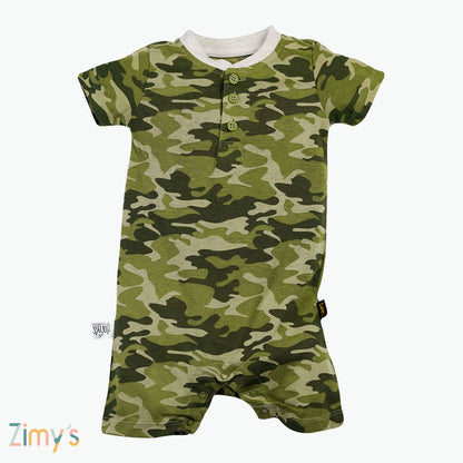 Little Trooper Camo Romper