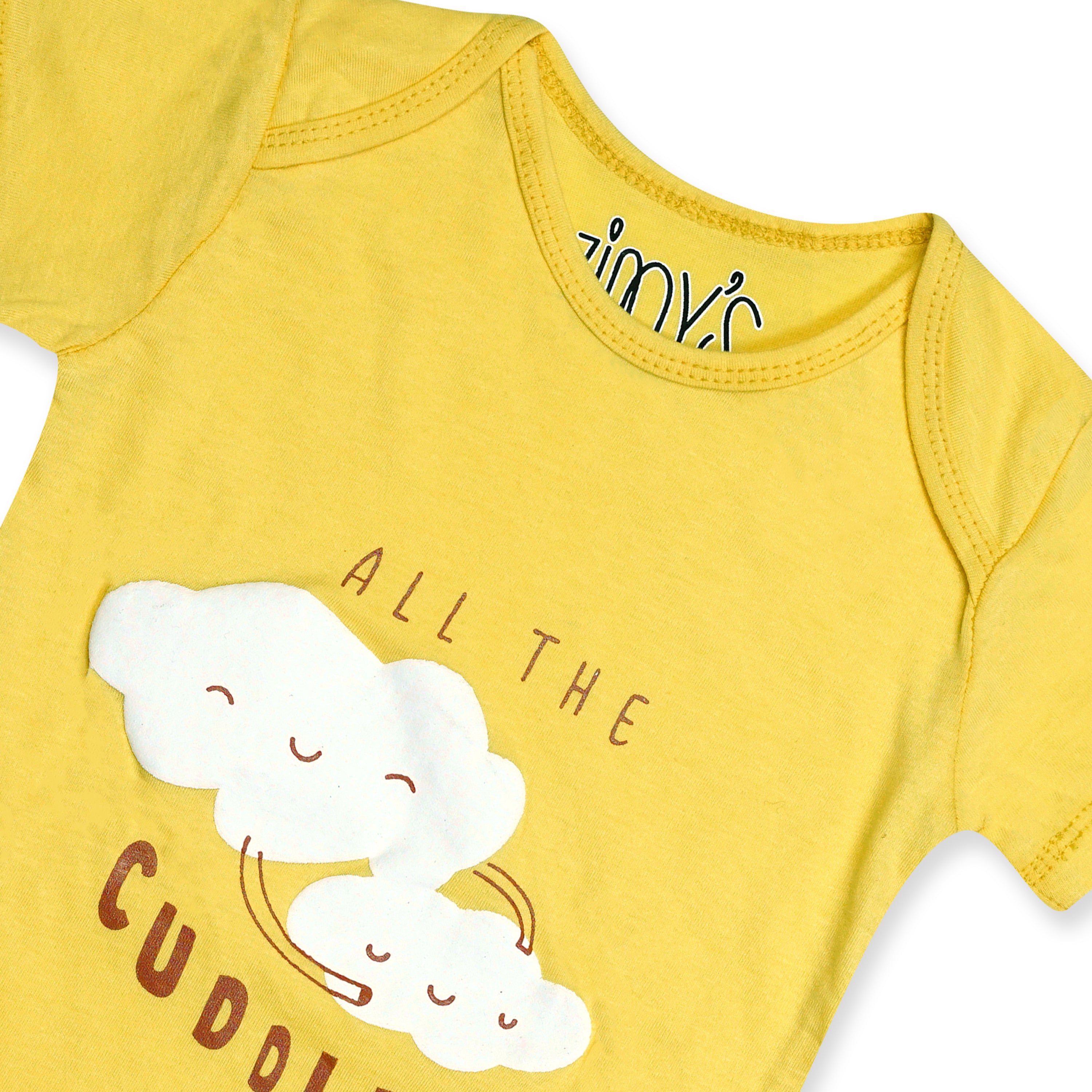 All the Cuddles Bodysuit - (Yellow)