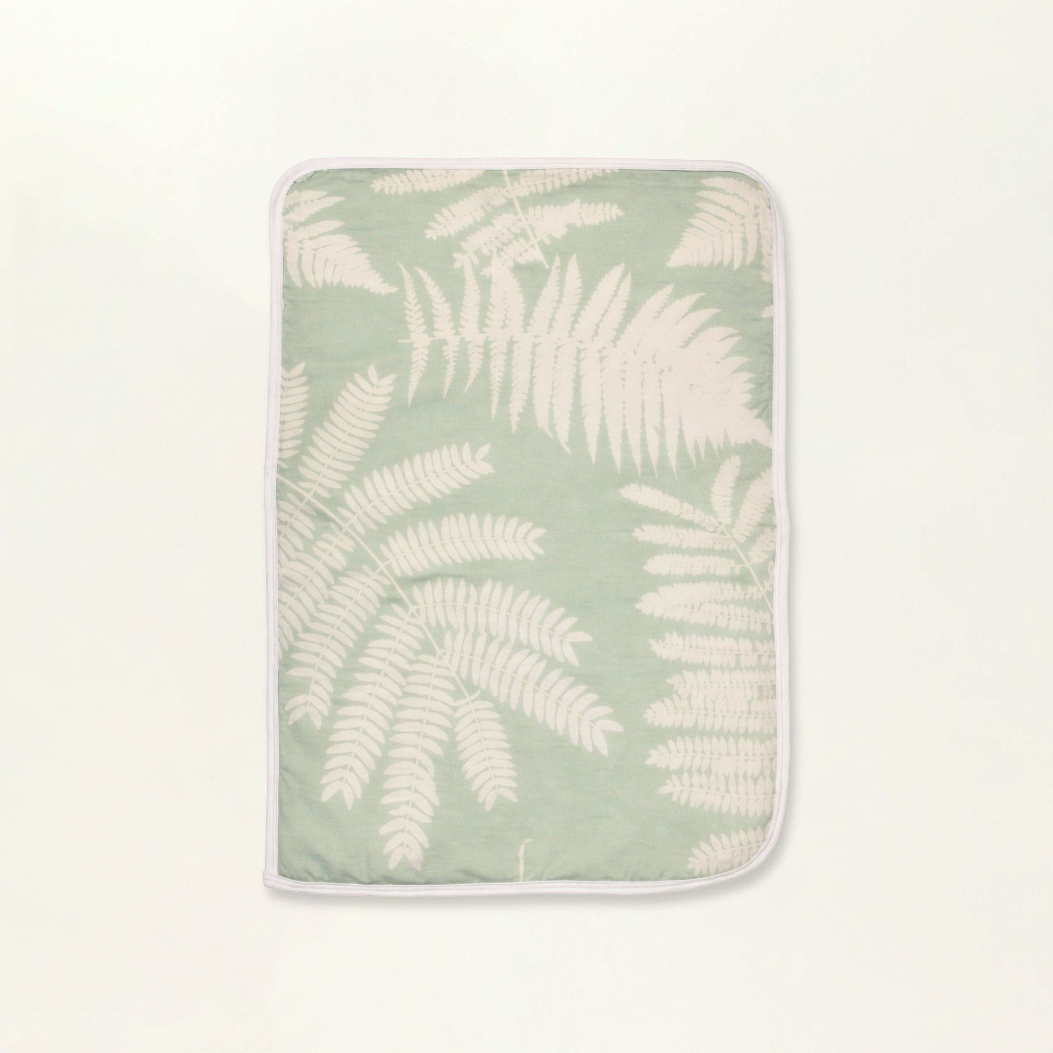 Waterproof Diaper Changing Sheet –  Mint Leaves (17x23) (Inches)