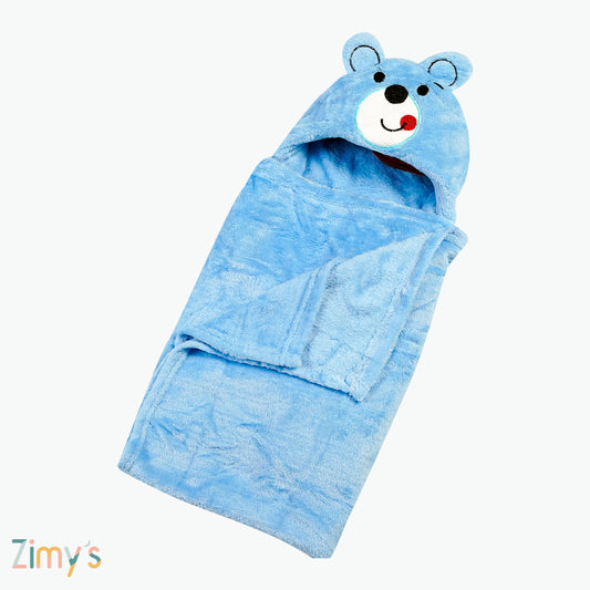 Fluffy Bear-ly Blue