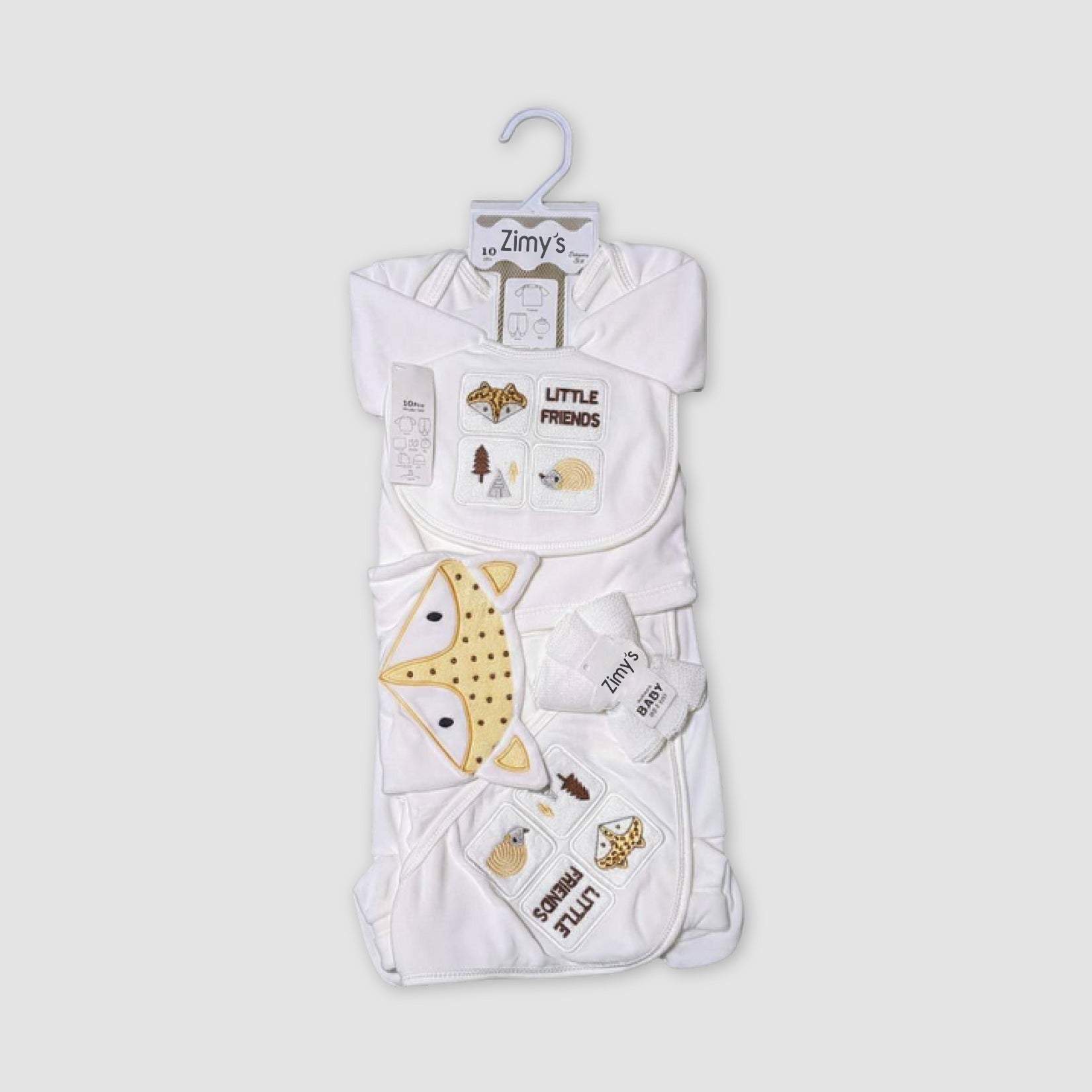 Velvet Fleece - Forest Friends – Newborn 10 PC Starter Set