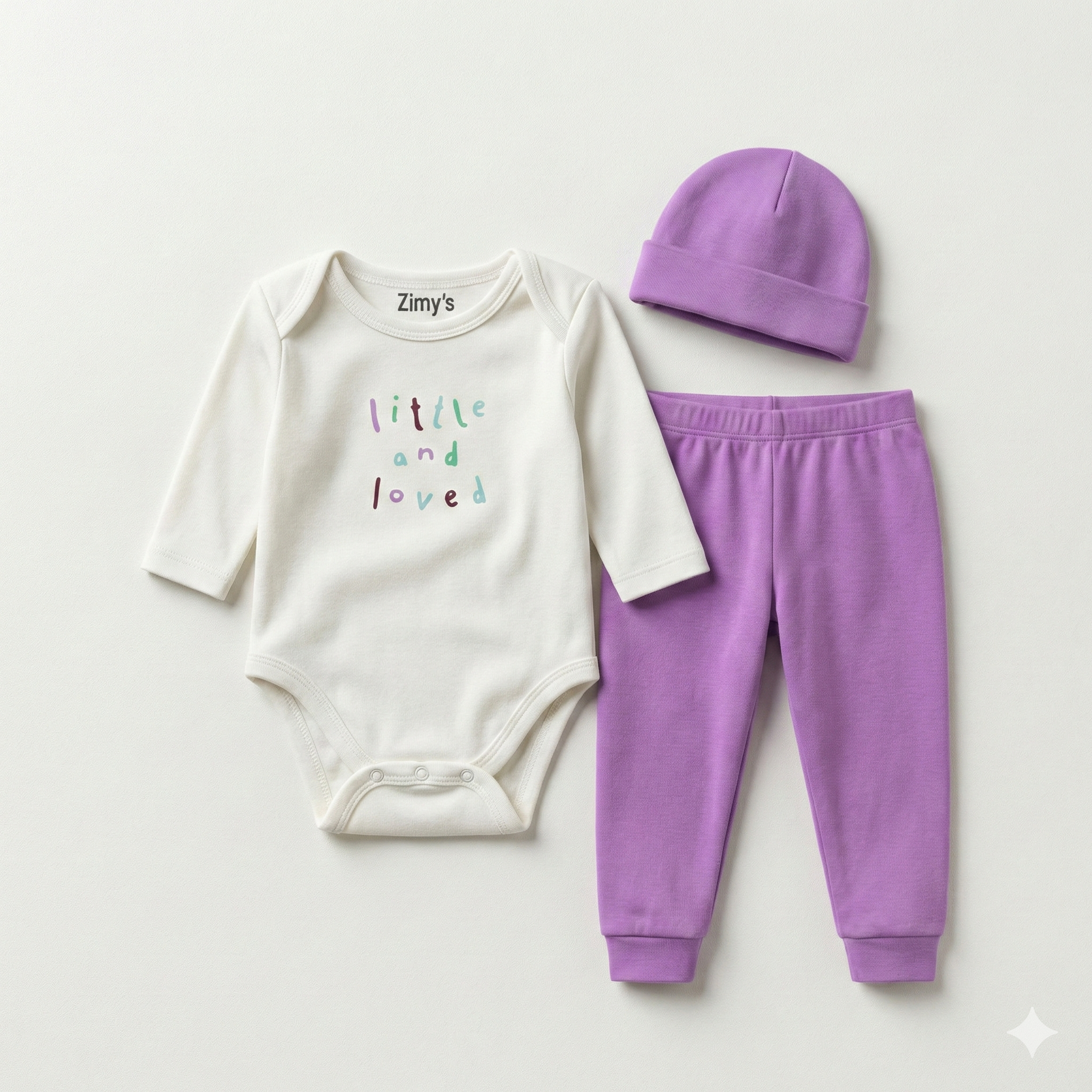 Little & Loved 3-Piece Bodysuit Set