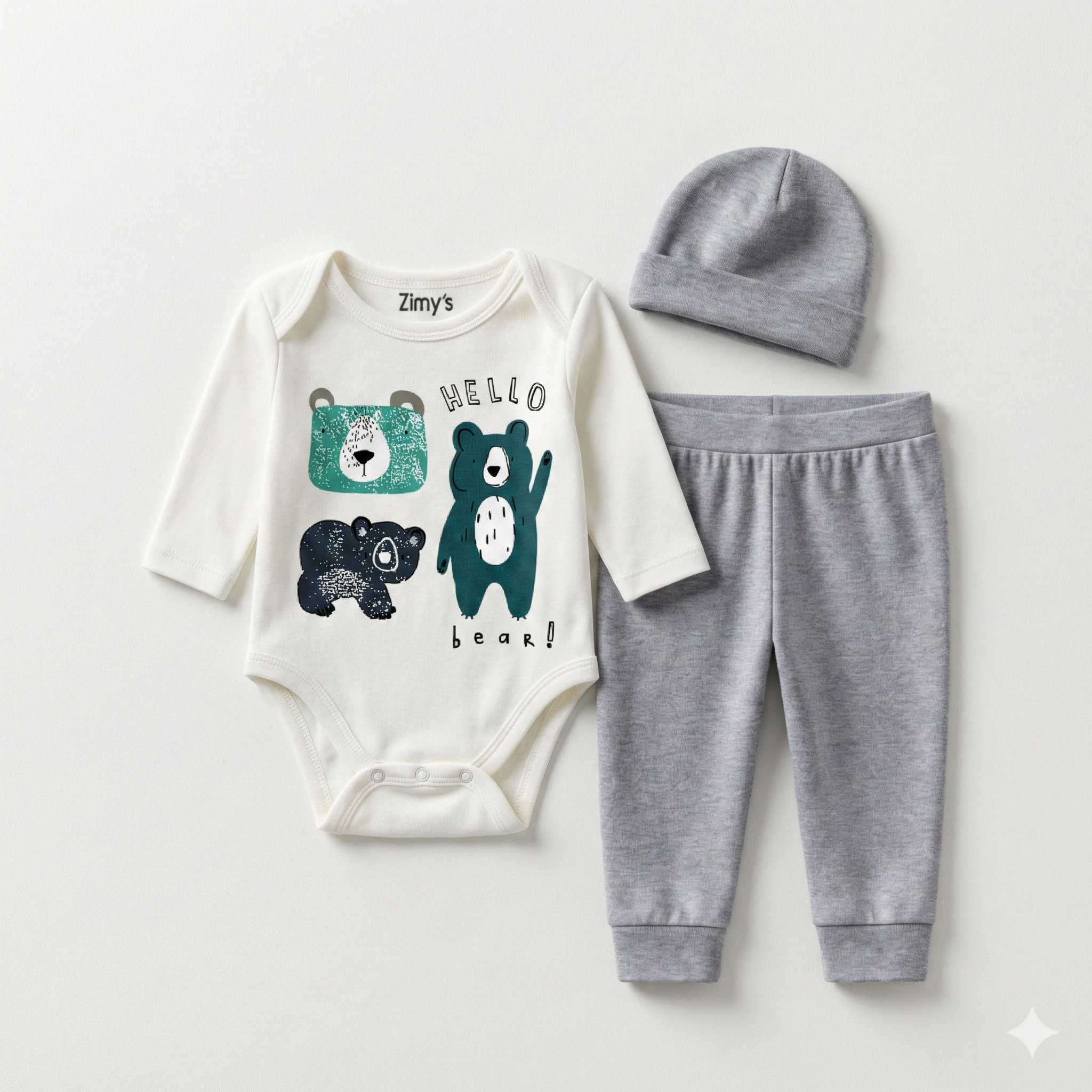 Hello Bear 3-Piece Set