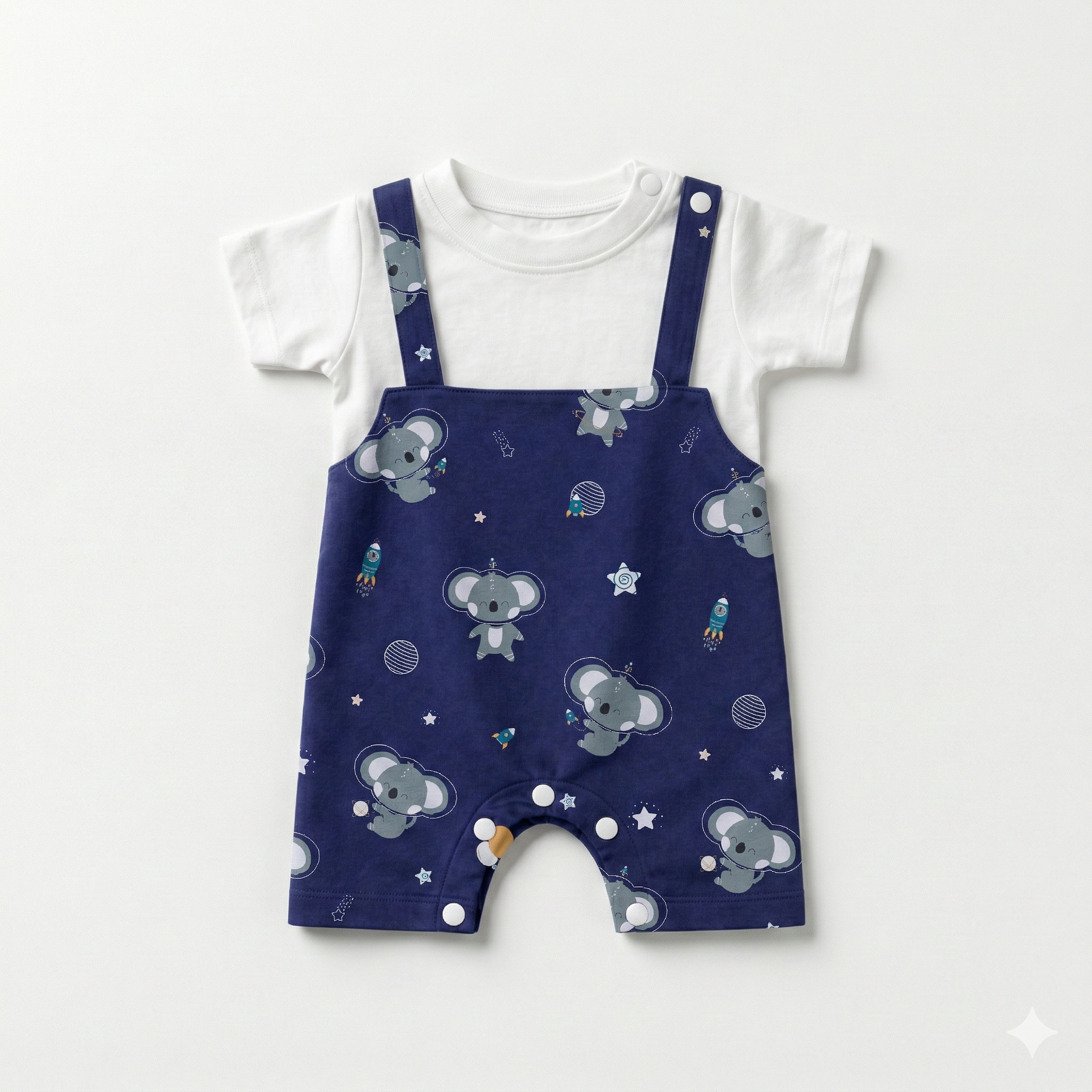 Cosmic Koala - Dungaree Romper