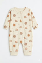 Sky Friends - Fleece Zipper Romper