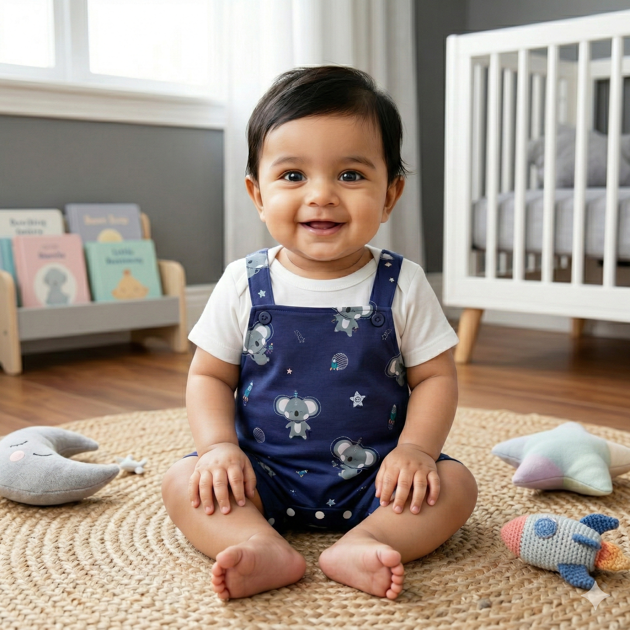 Cosmic Koala - Dungaree Romper