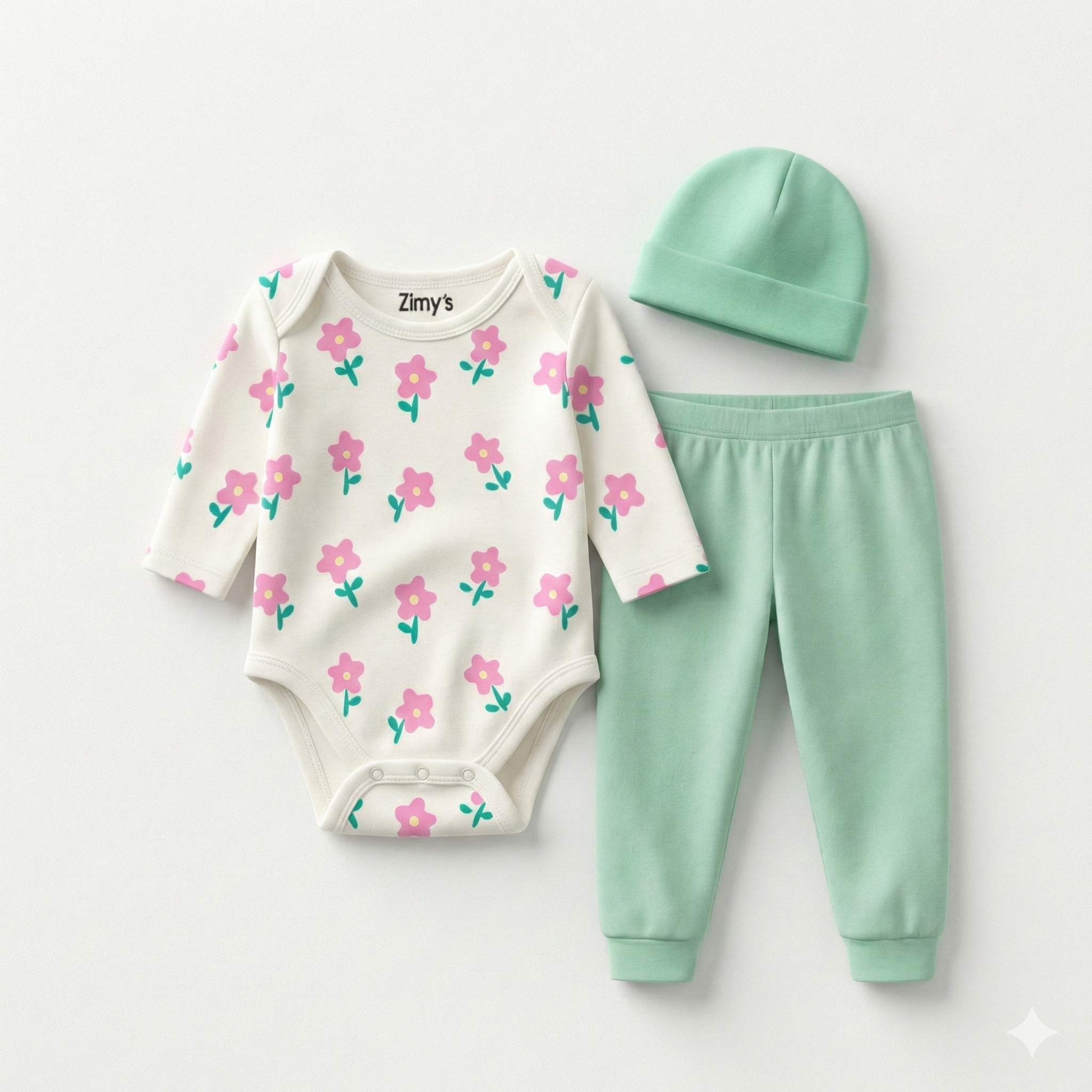 Floral Print 3-Piece Set