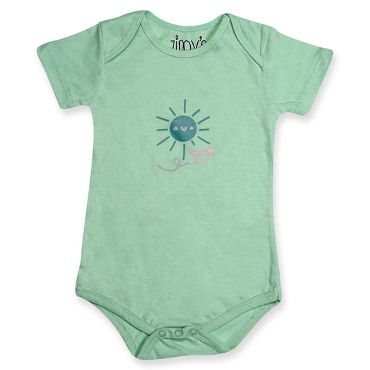 Sunshine Smiles Bodysuit - (Mint Green)