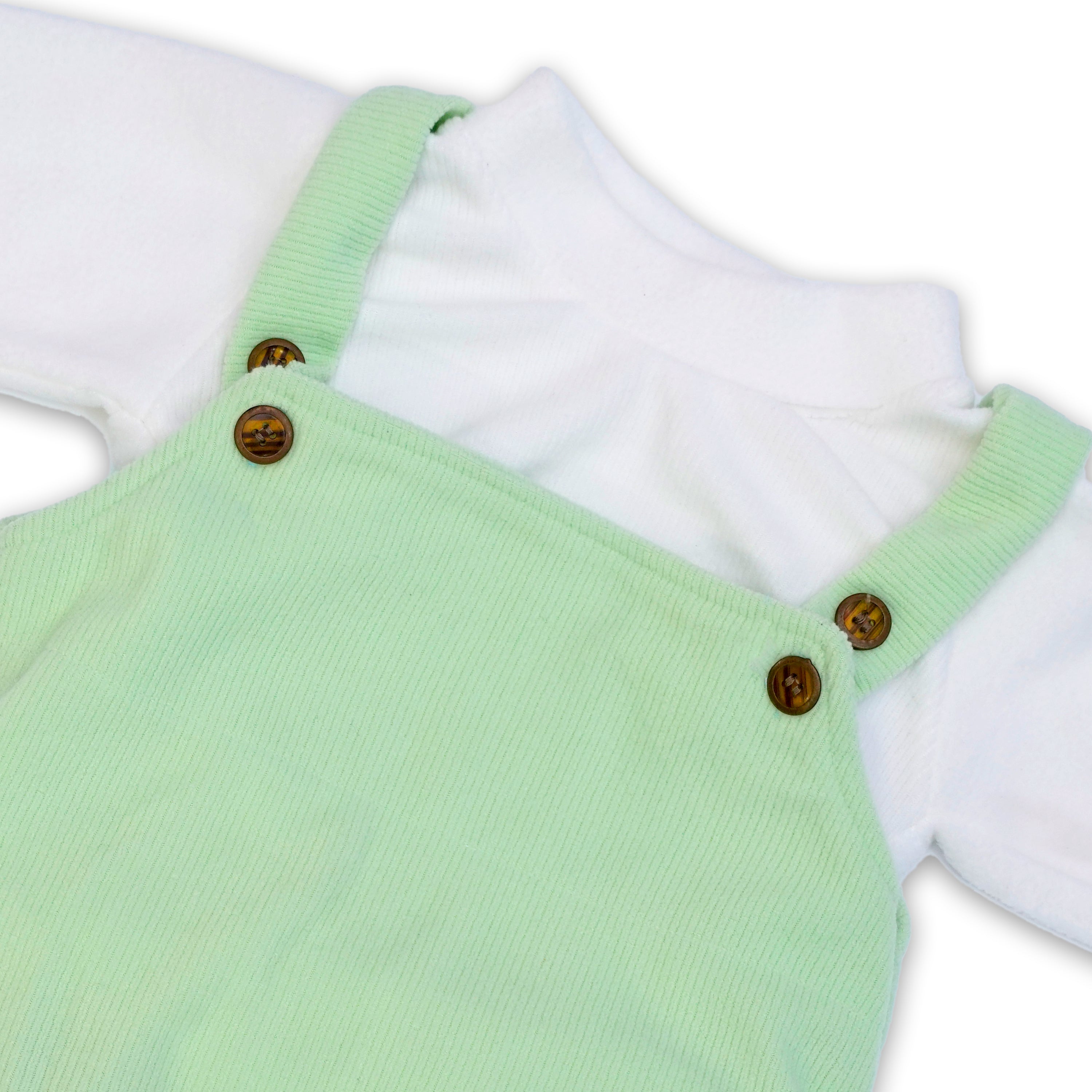 Snuggles Dungaree - Polar Fleece - (Green)