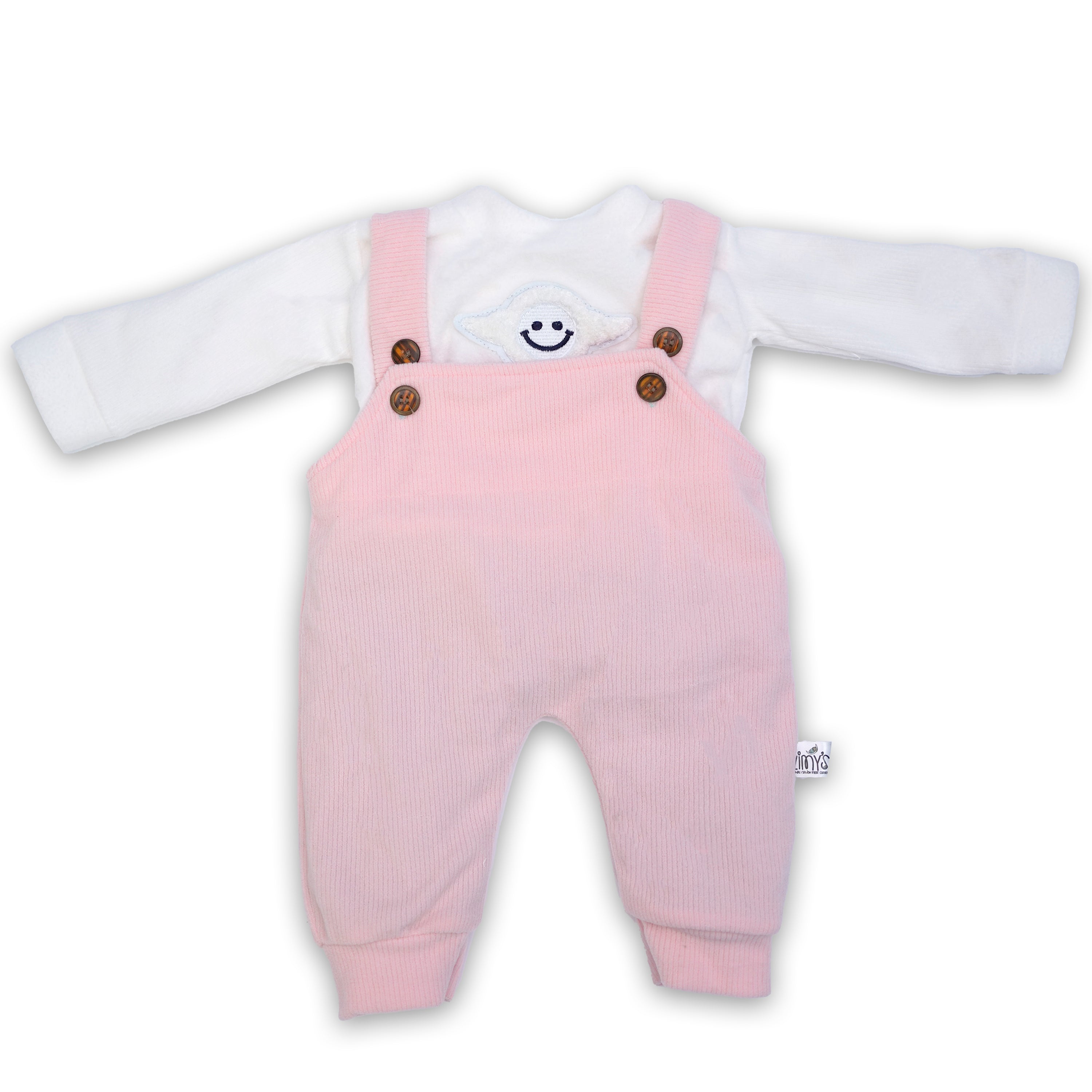 Snuggles Dungaree - Polar Fleece - (Pink)