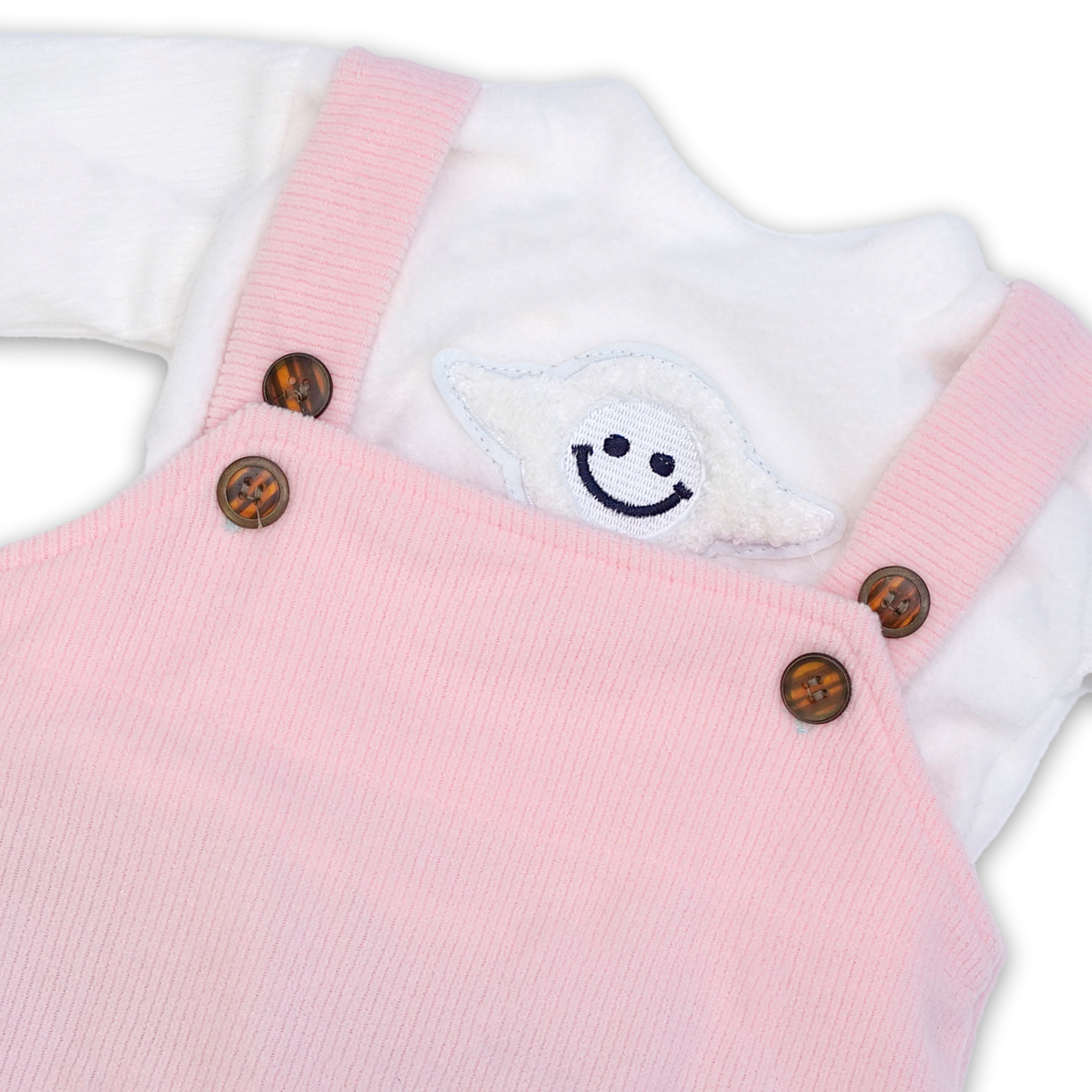 Snuggles Dungaree - Polar Fleece - (Pink)