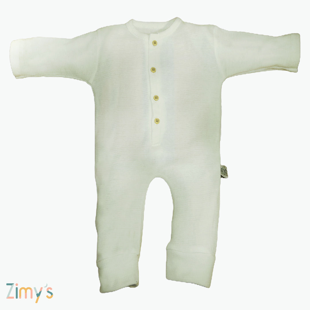 Milky White Thermal Bodysuit