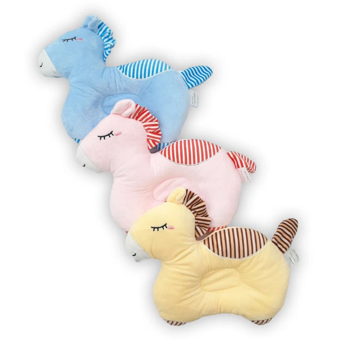 Adorable Horse plush cushion – Baby Head Shaping Pillow