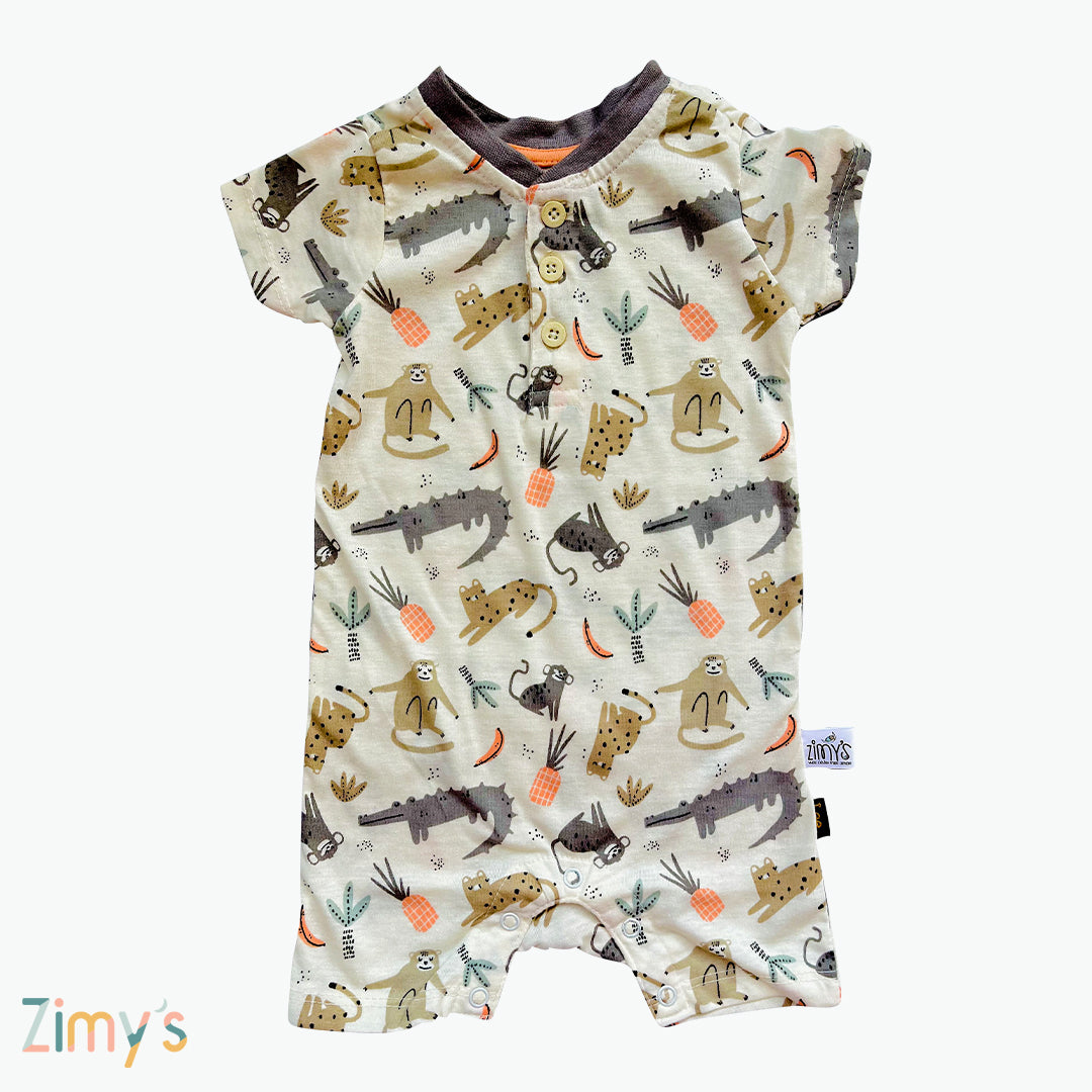 Safari Friends Romper