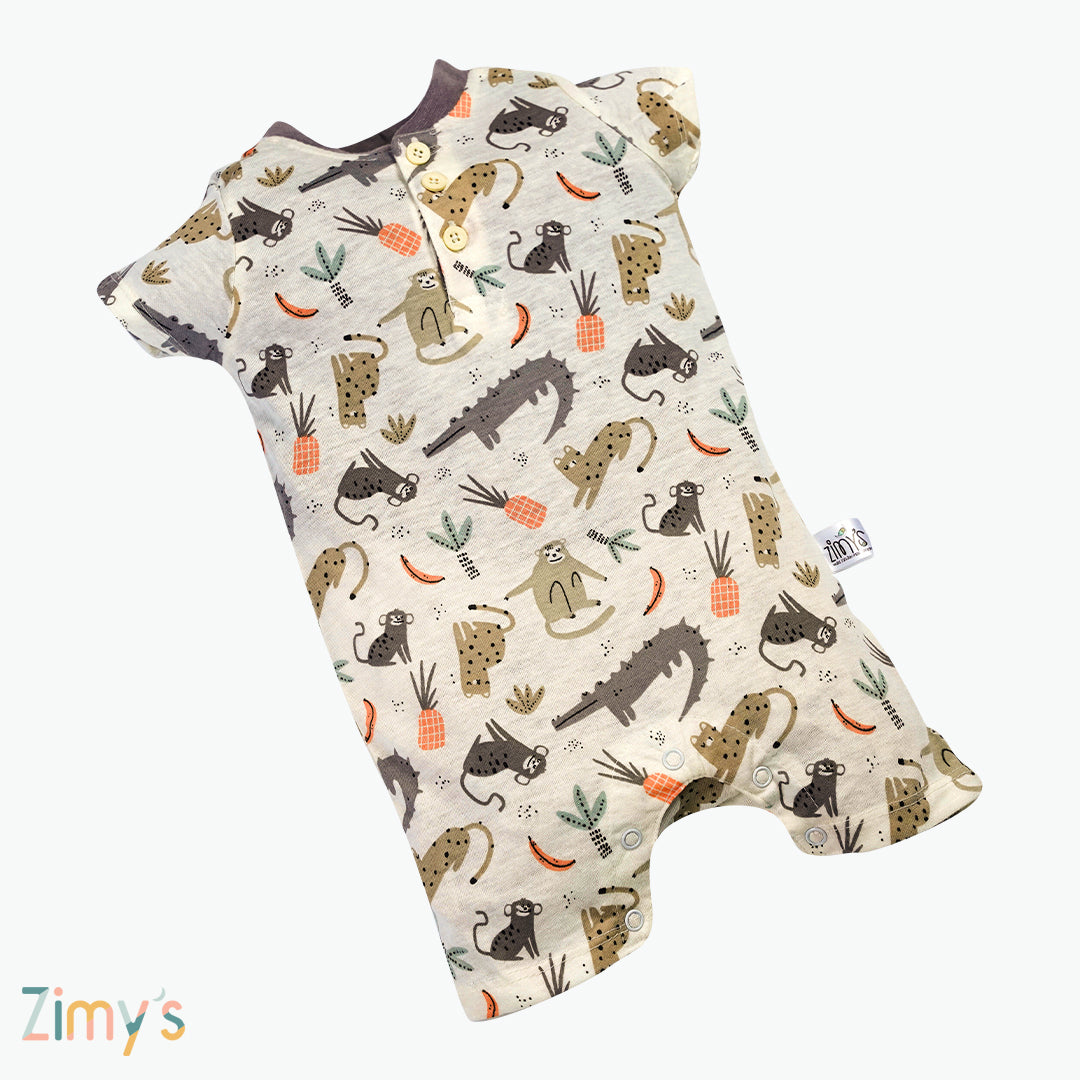 Safari Friends Romper