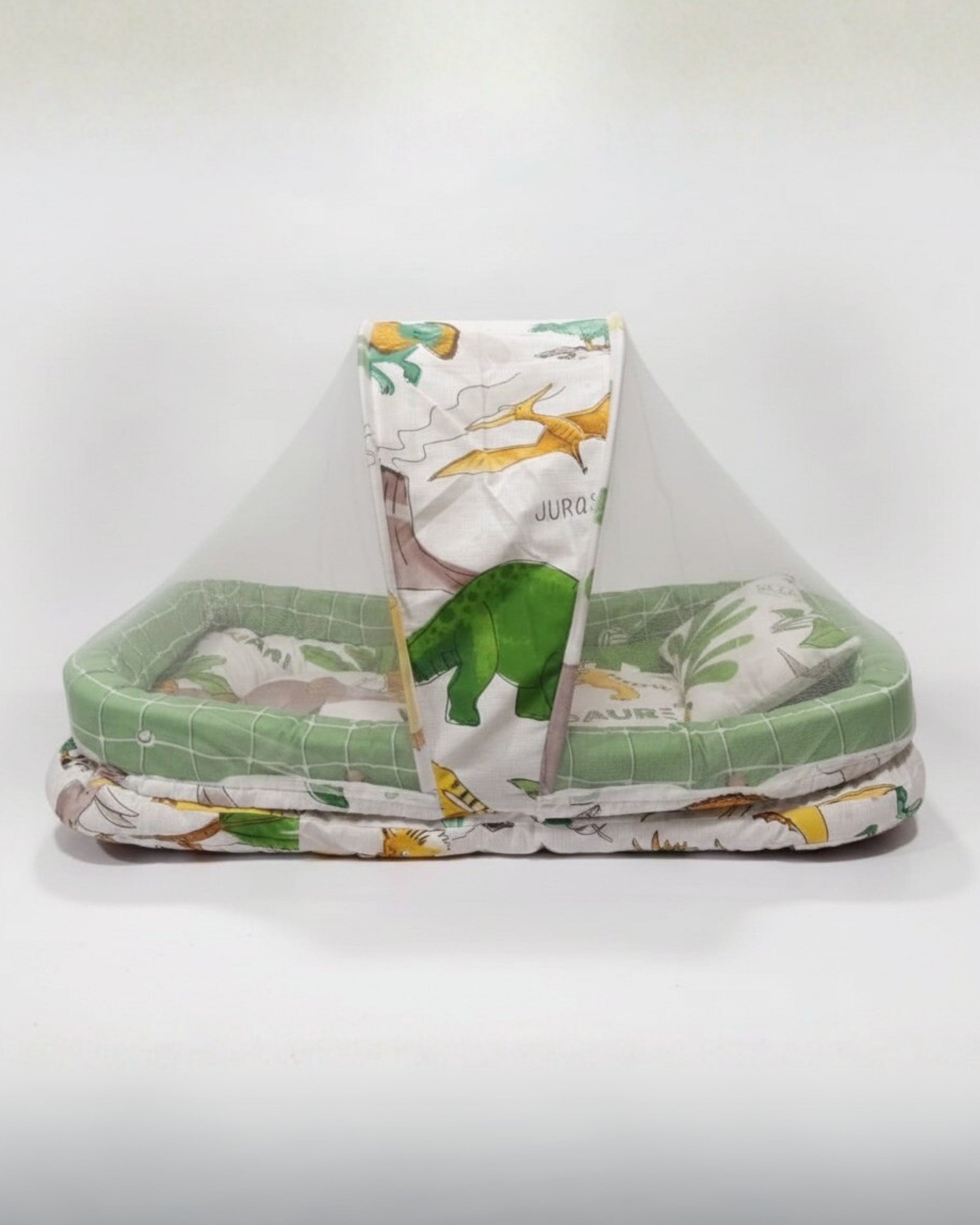Baby Sleeping Bed 2 Piece - Bed With Net (Jungle Friends)