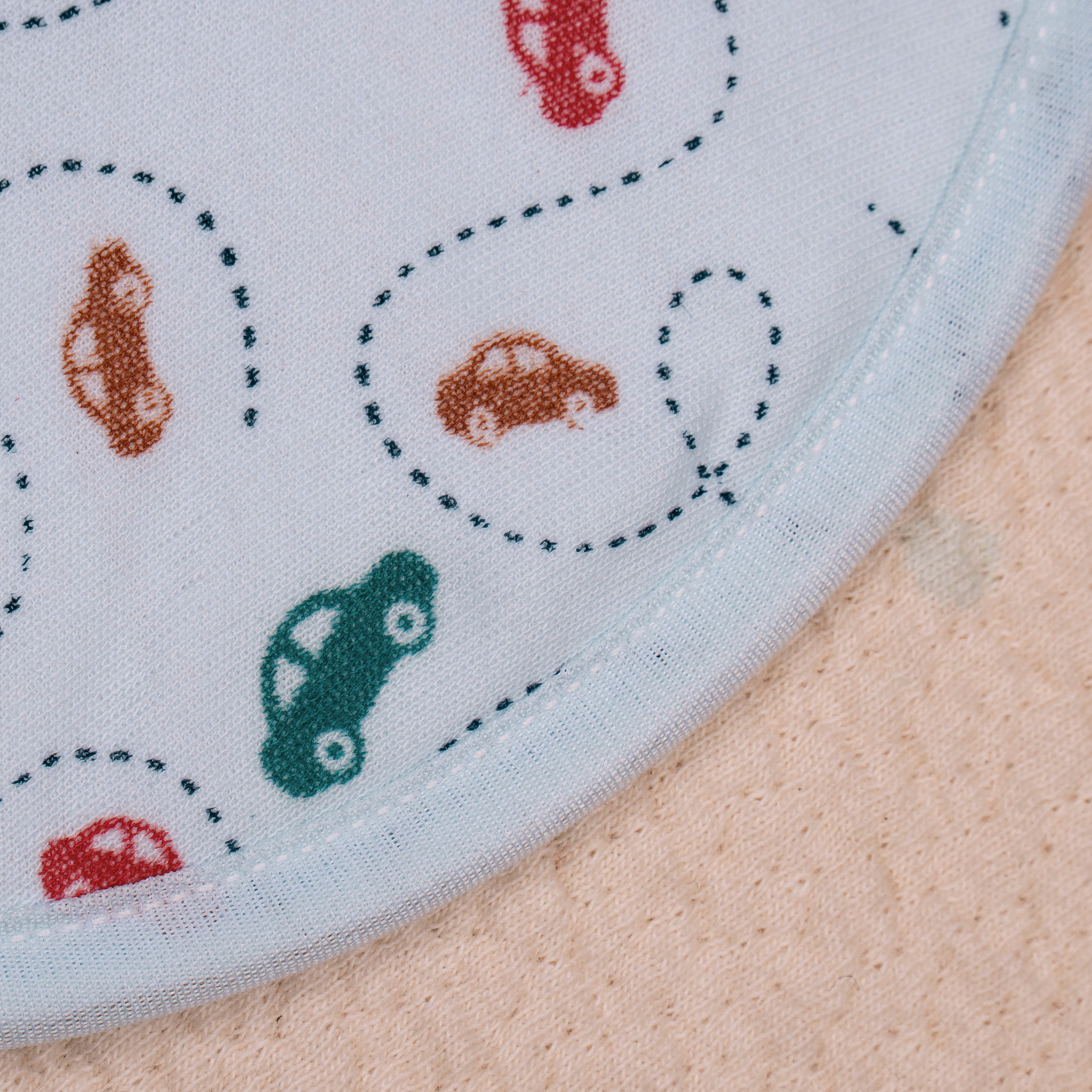 Pack of 3 | Baby Bibs – Medium Size, Soft Cotton, Feeding Bib Set for Infants & Toddlers