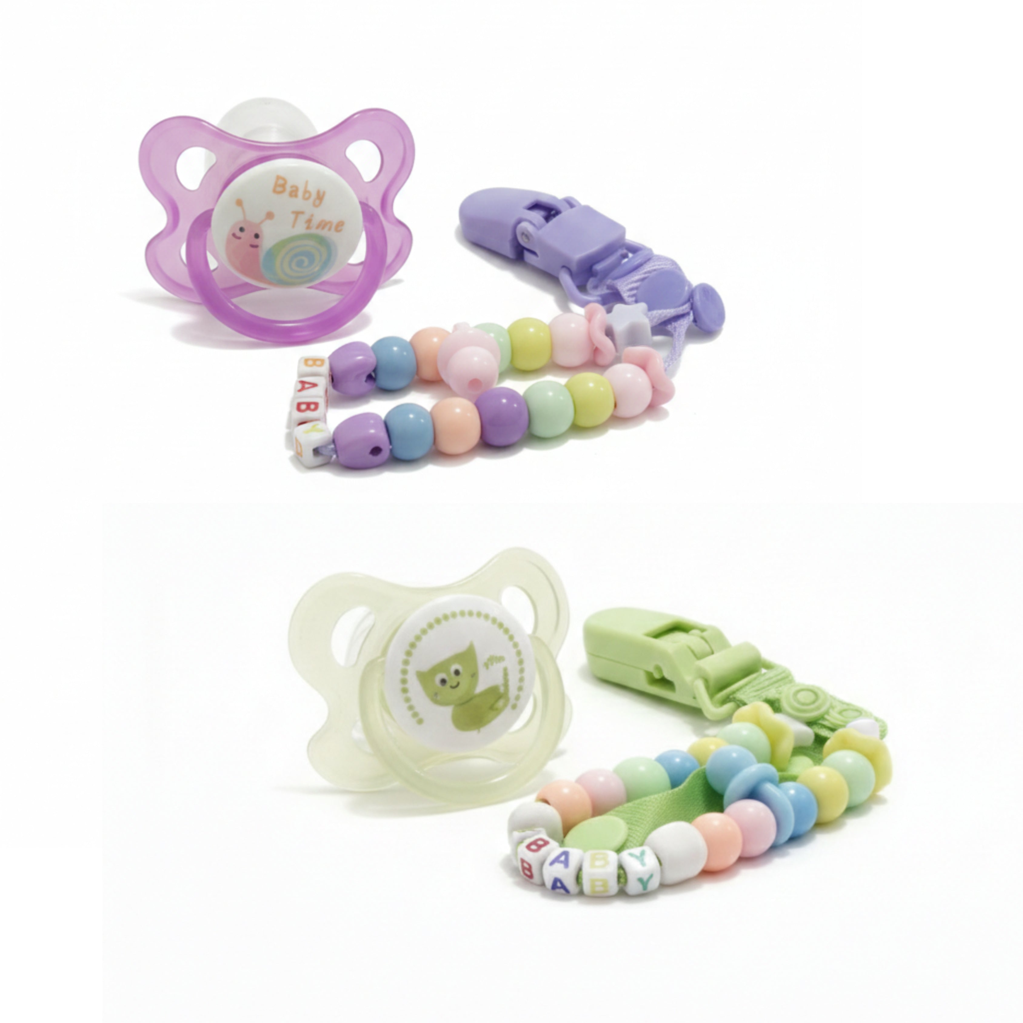 Thumb Silicone Pacifier with Chain (6+ Months)