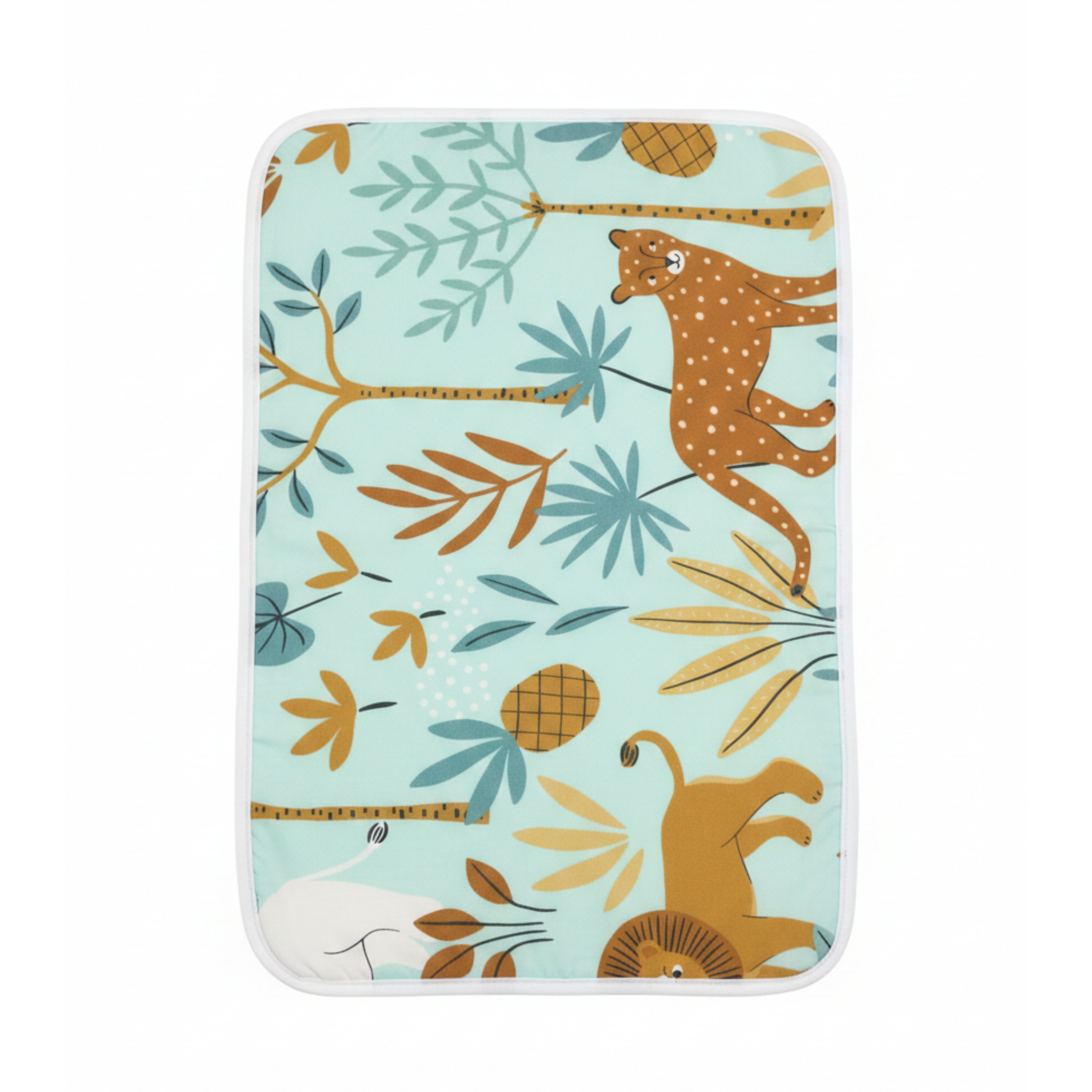 Waterproof Diaper Changing Sheet –  Jungle Roar (17x23 Inches)