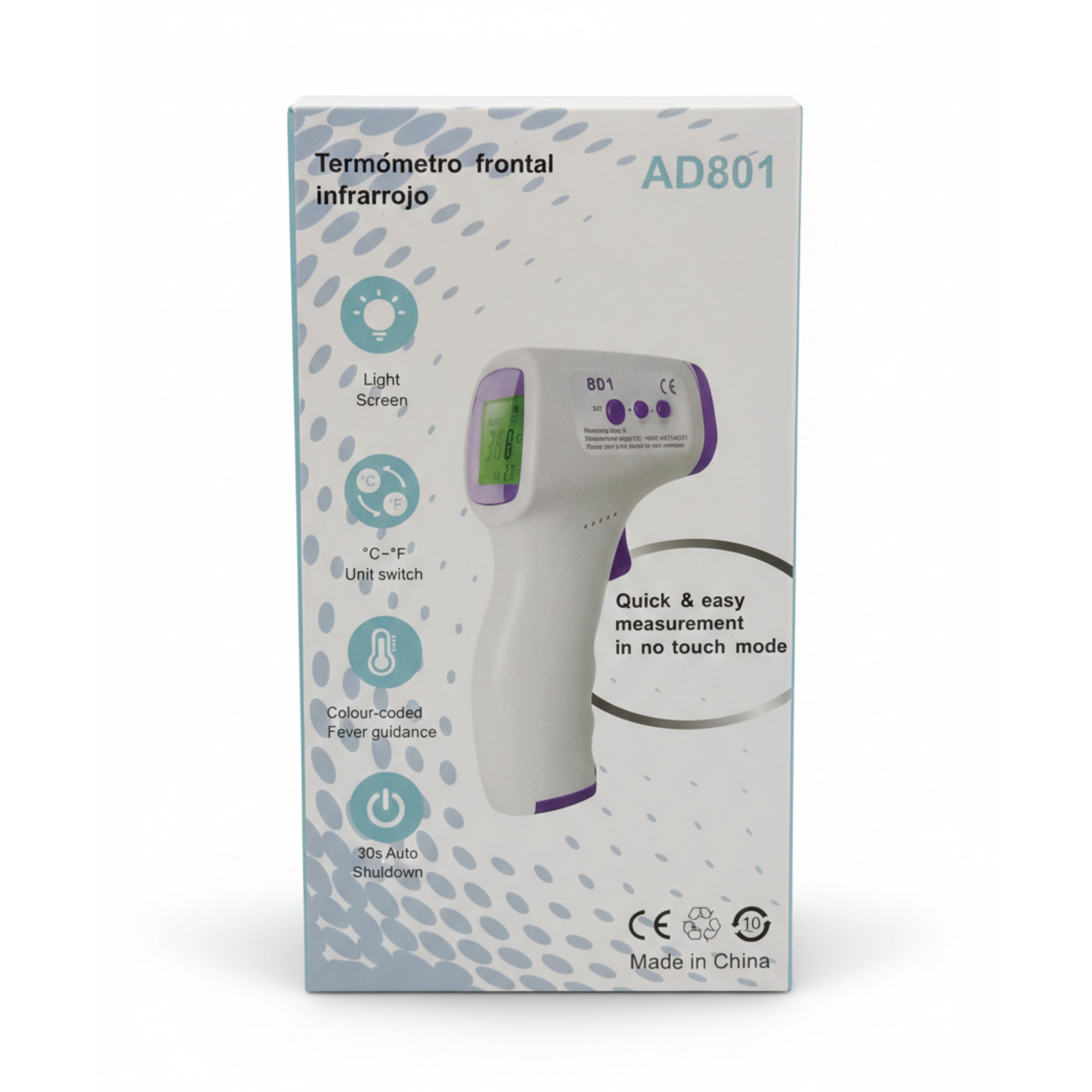 Non-Contact Infrared Forehead Thermometer