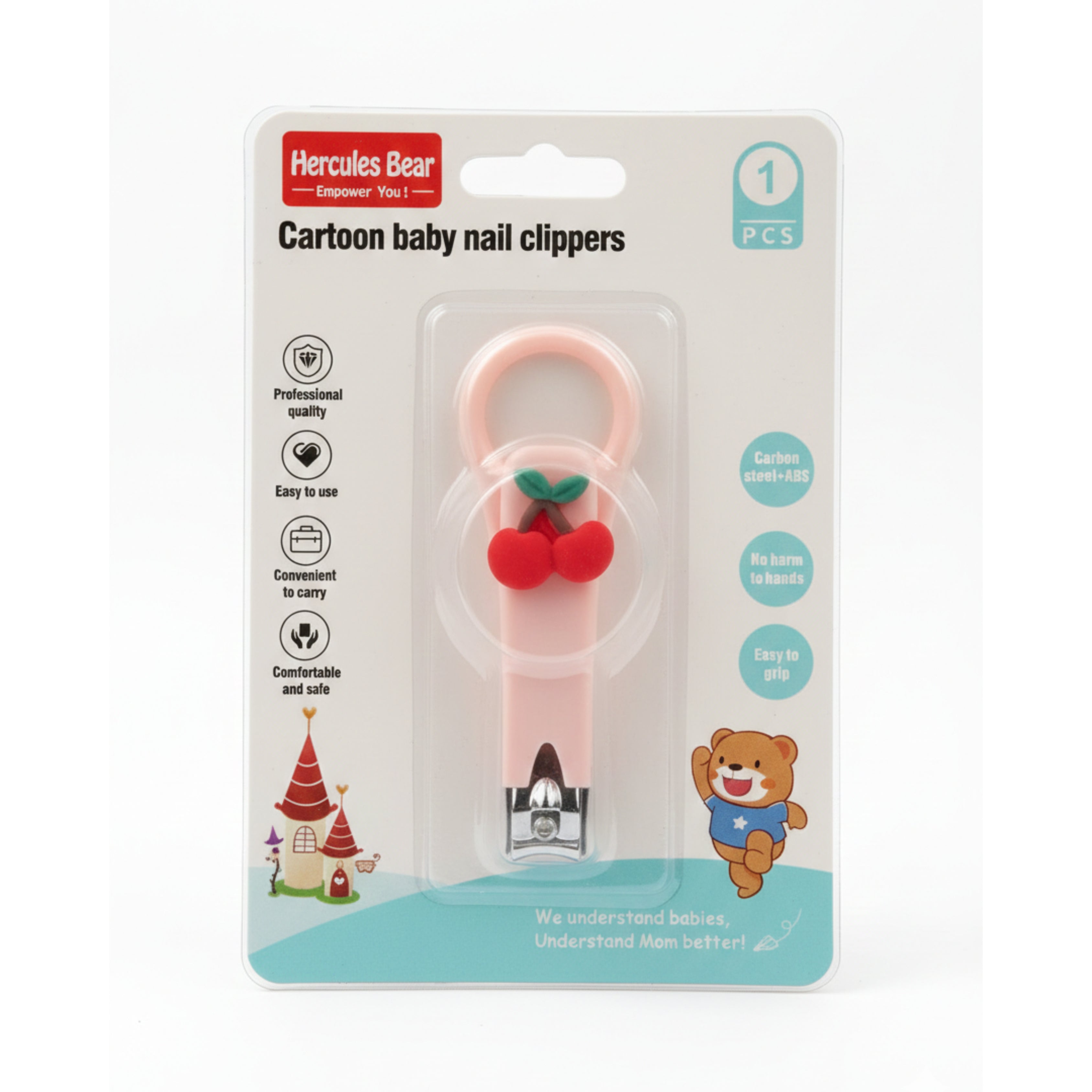 Cartoon Baby Nail Clipper (Cherry)