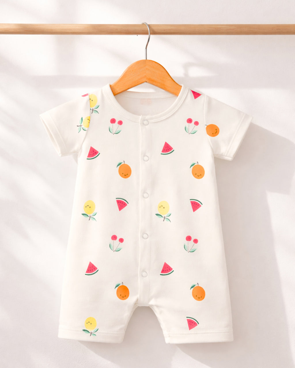 Sunny Fruits Half Length Romper